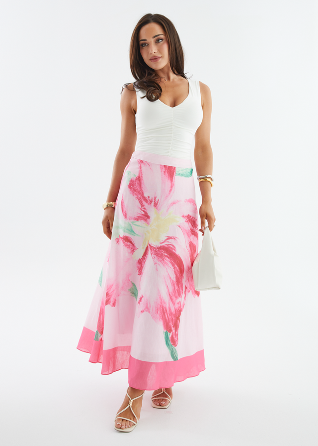 Melora Maxi Skirt - Pink Iris