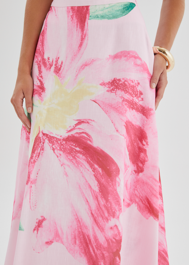 Melora Maxi Skirt - Pink Iris