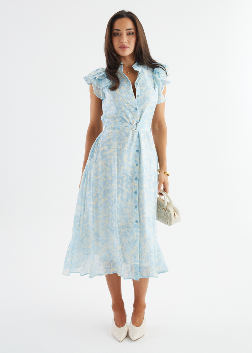 Cassia Blue Long Dress.