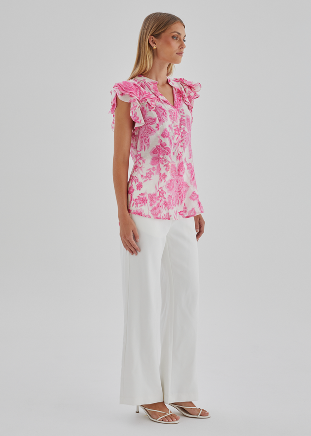 Alyssia Blouse - Pink Bloom