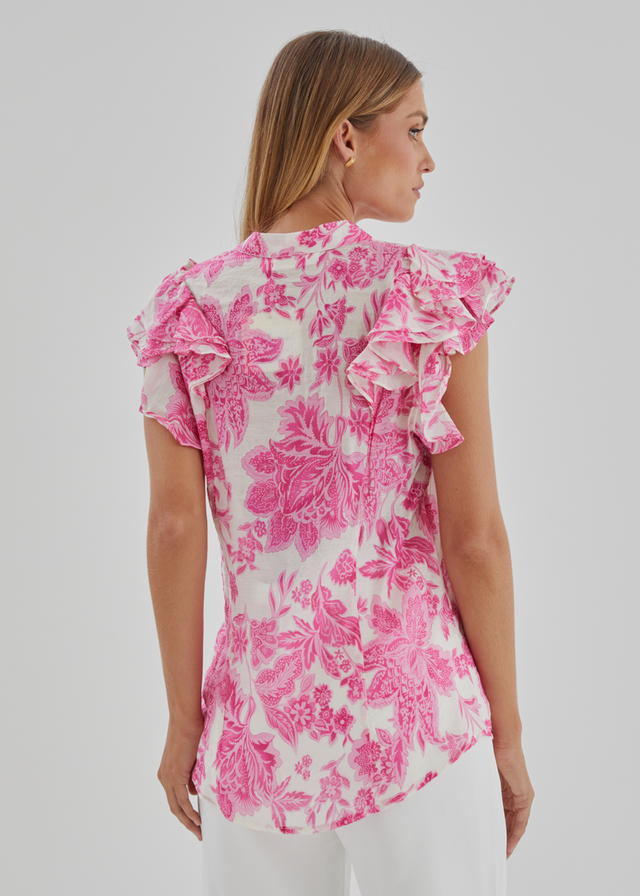 Alyssia Blouse - Pink Bloom