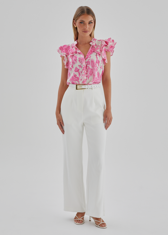 Alyssia Blouse - Pink Bloom