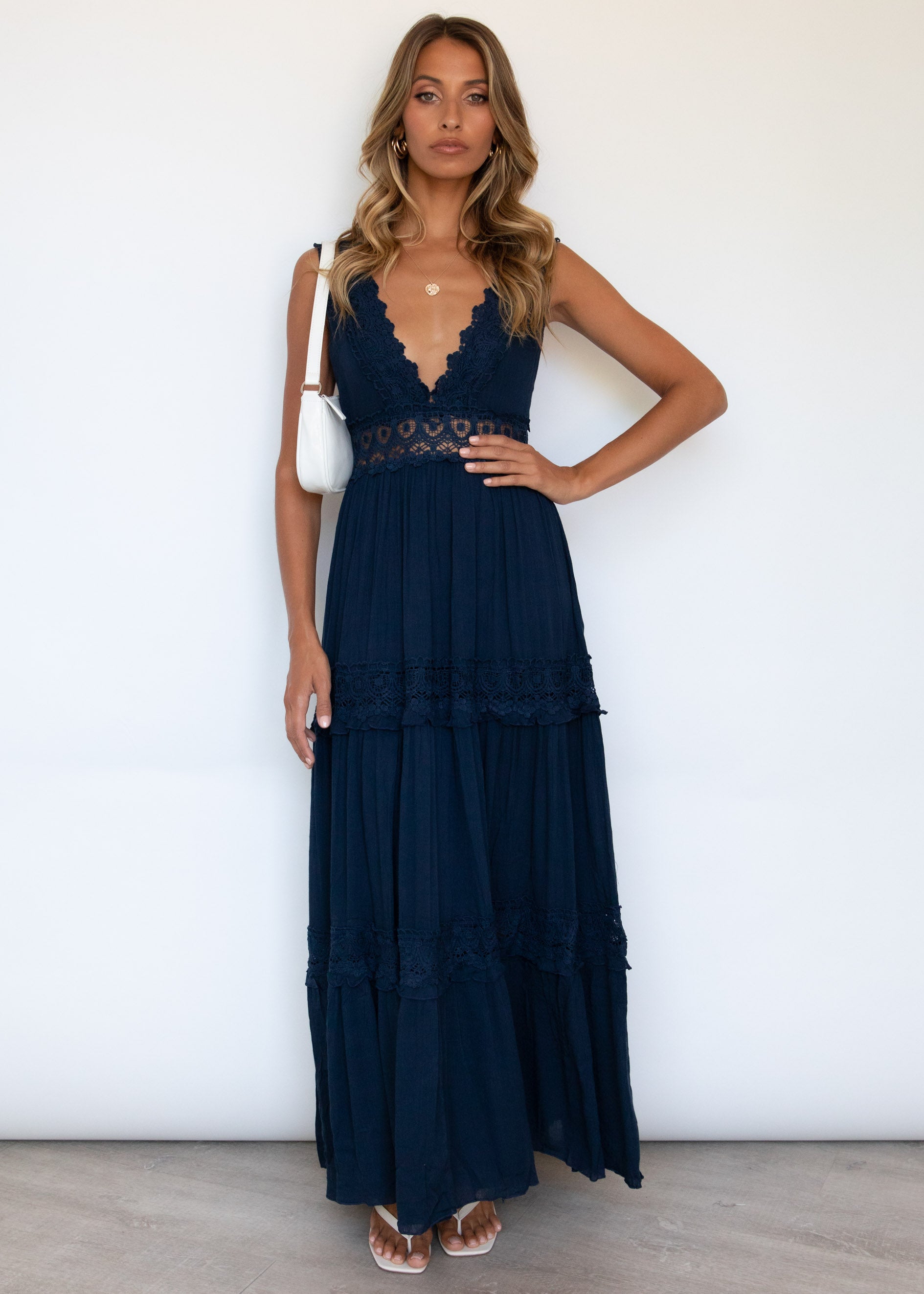 Zion Maxi Dress - Navy