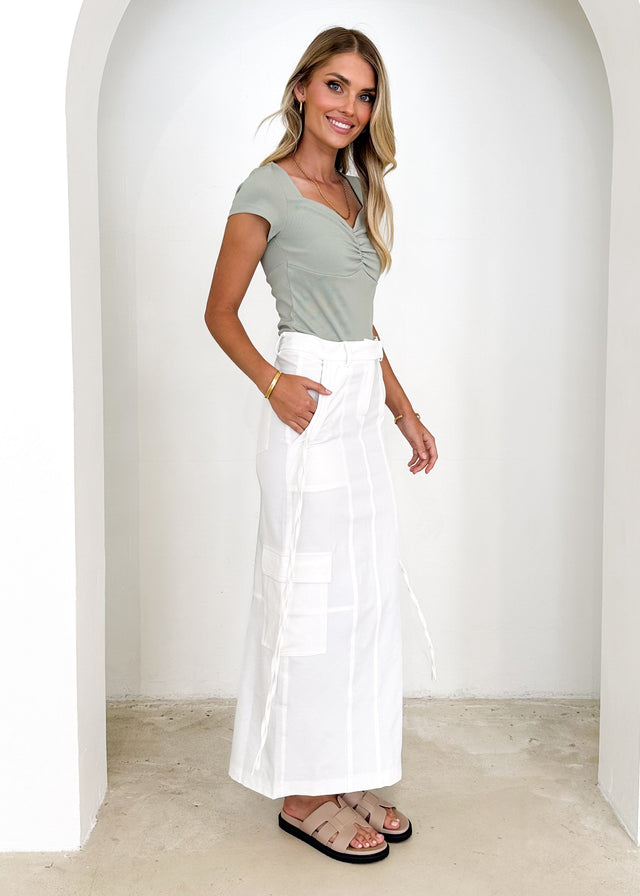 Chansa Maxi Skirt - Off White