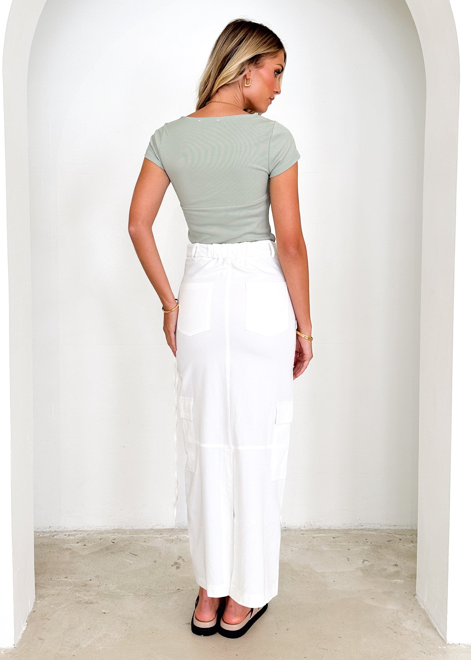 Chansa Maxi Skirt - Off White