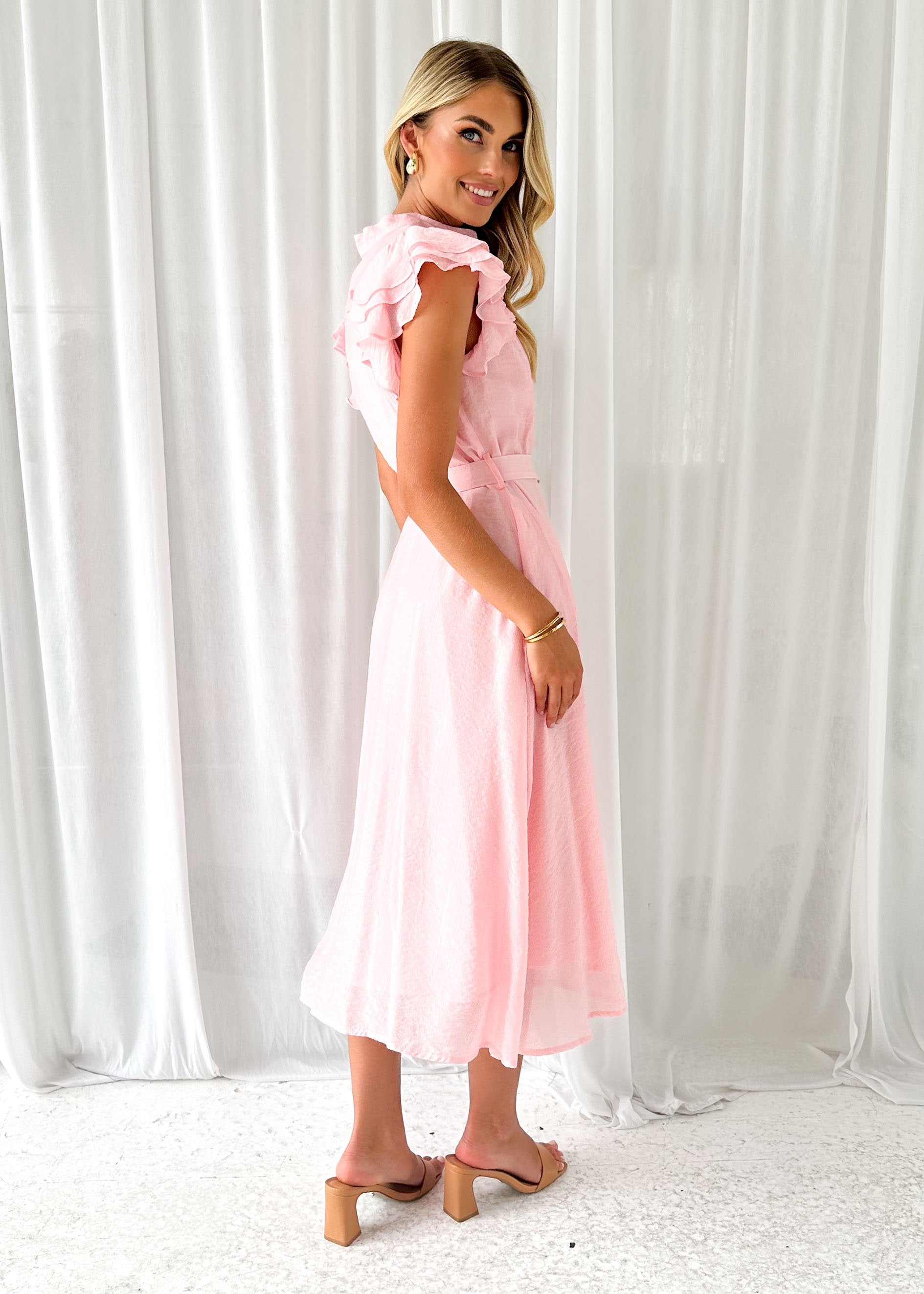 Tasto Midi Dress - Pink