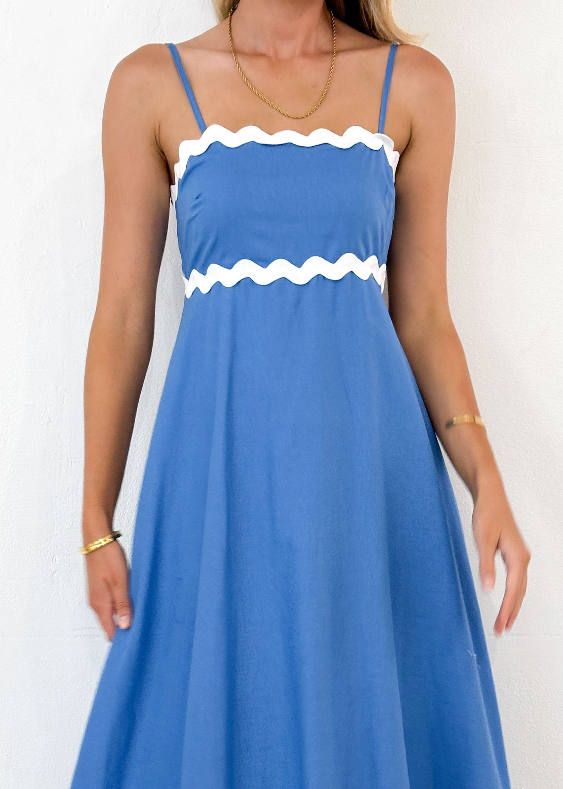 Draiso Maxi Dress - Blue
