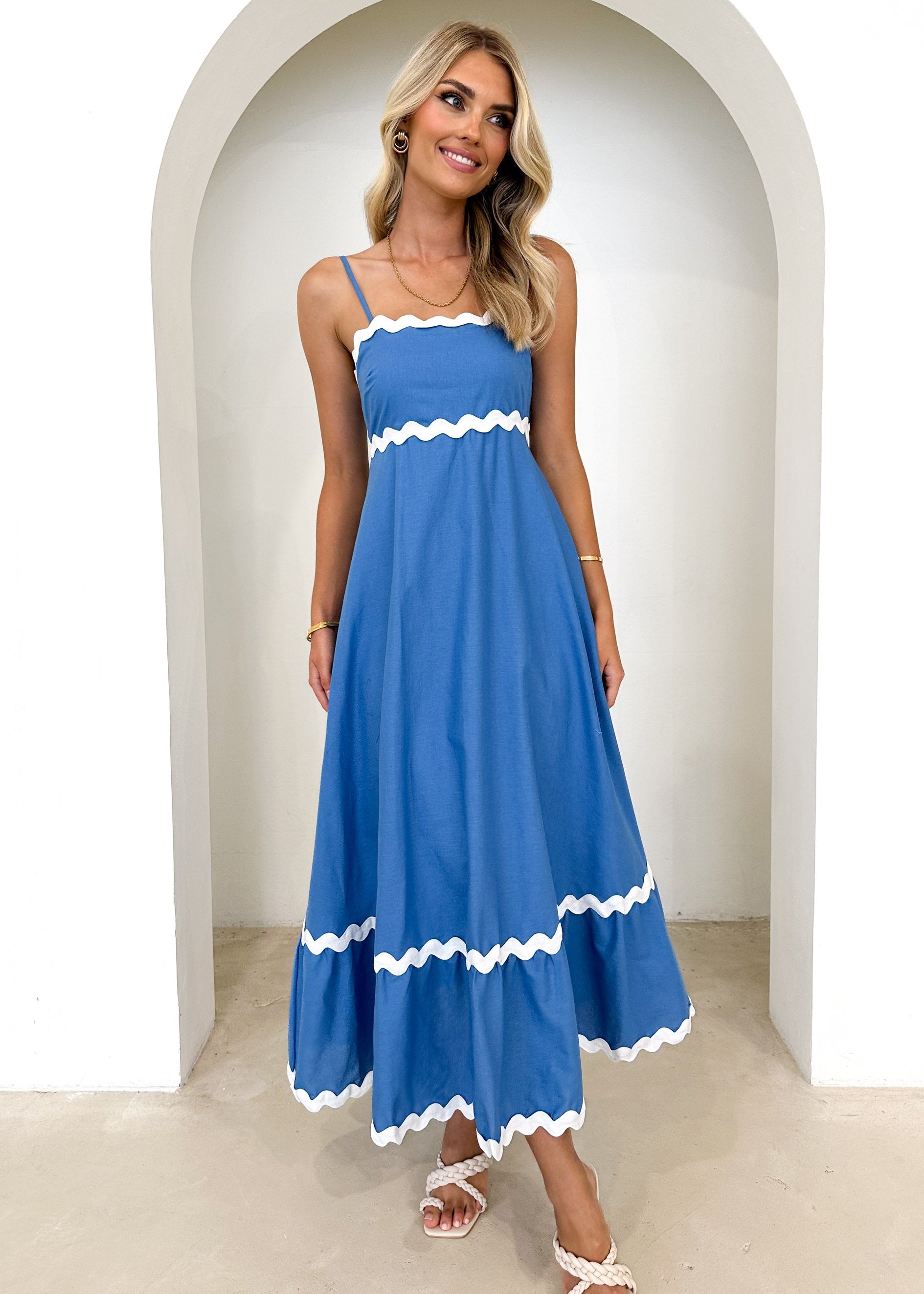 Draiso Maxi Dress - Blue