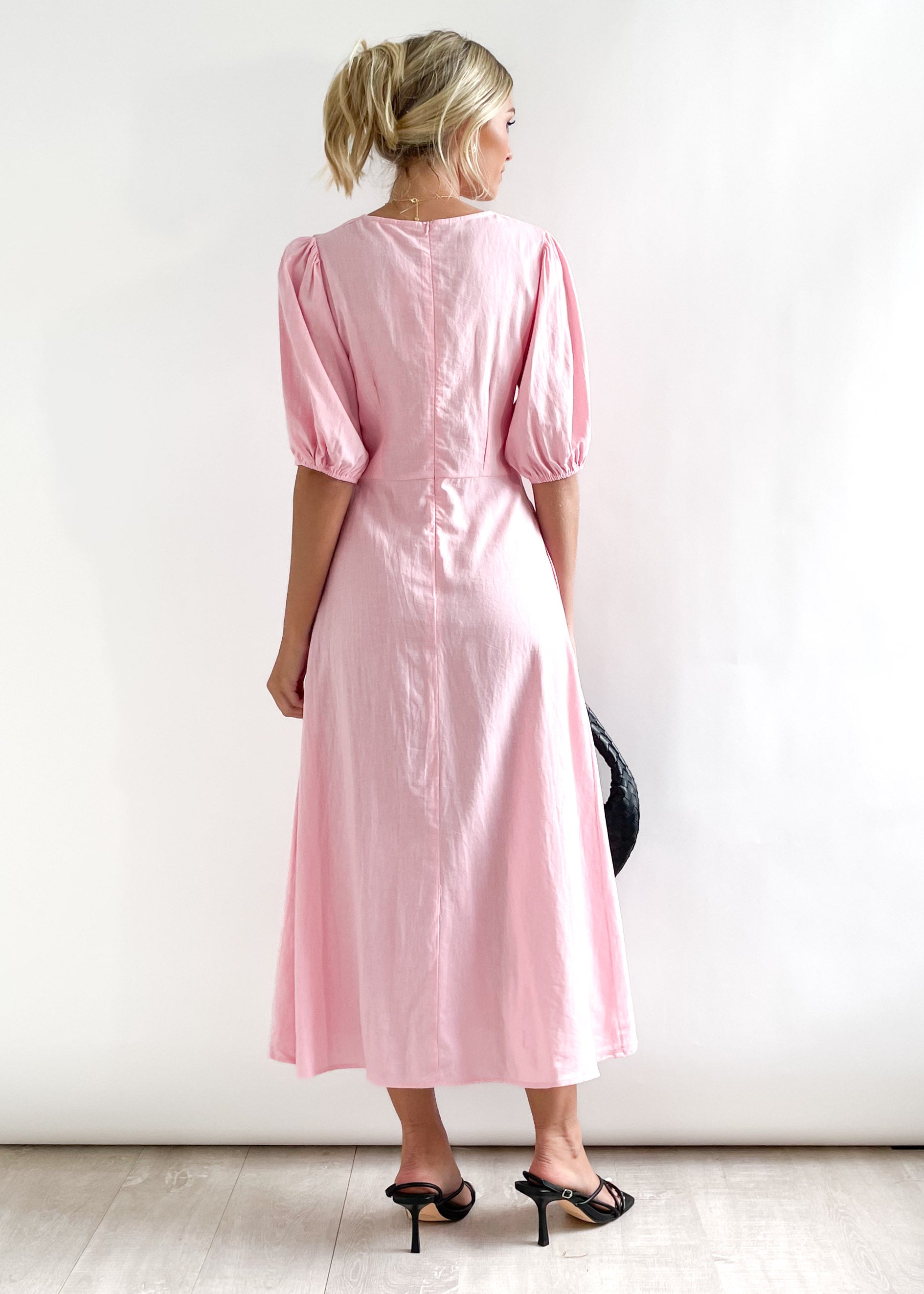 Ameley Midi Dress - Blush