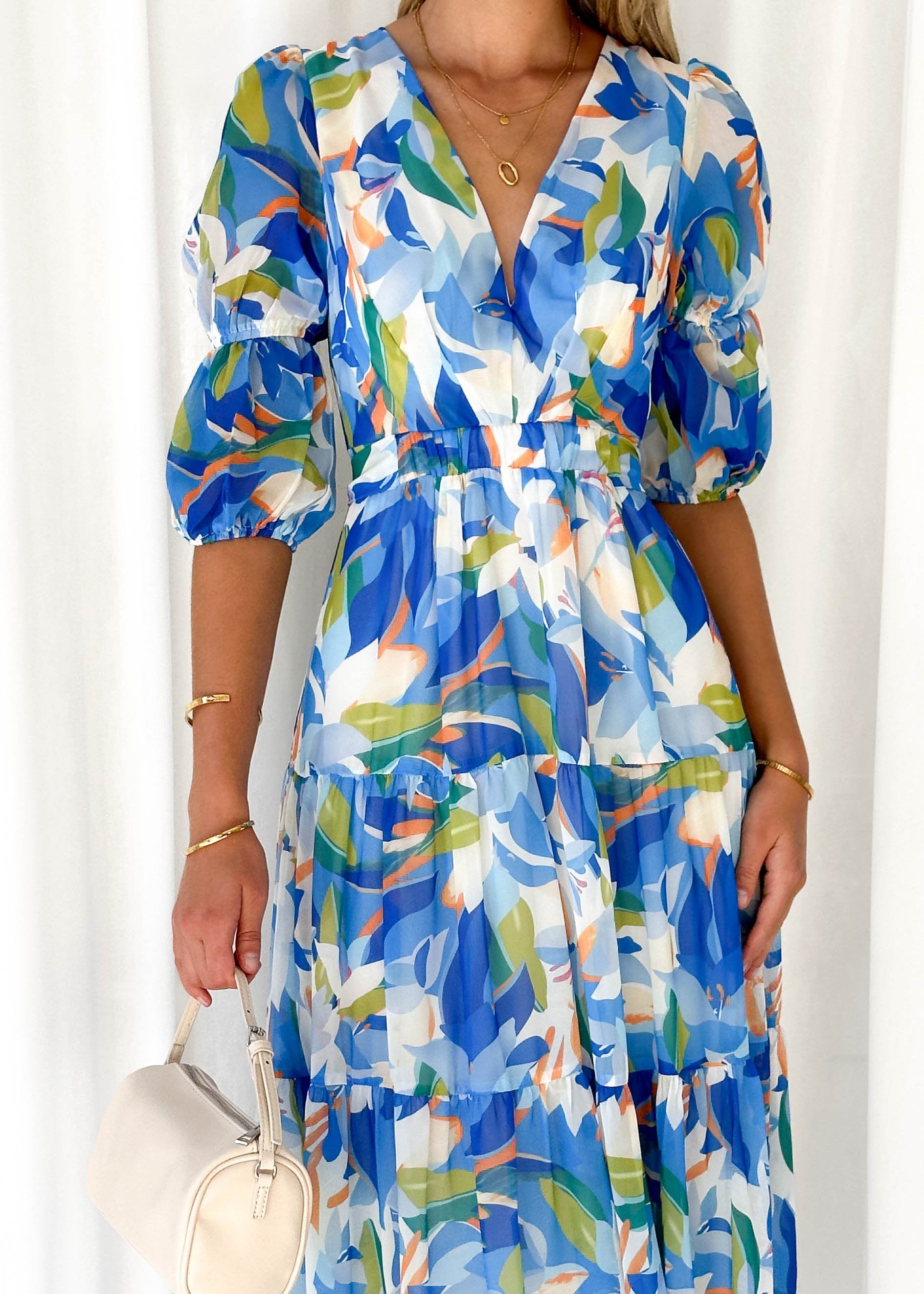 Armella Maxi Dress - Bluebird