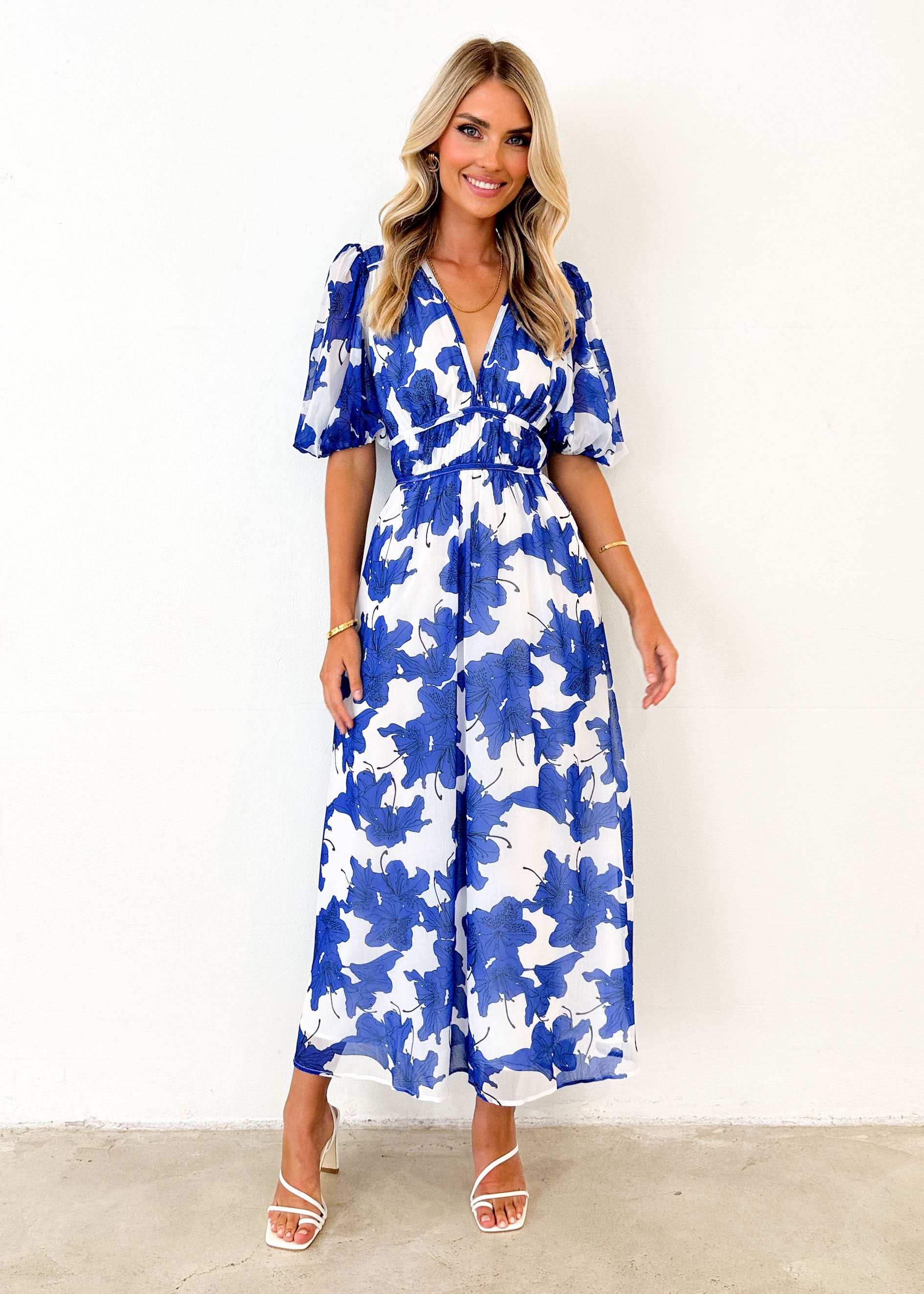 Zanette Midi Dress - Seaside Floral
