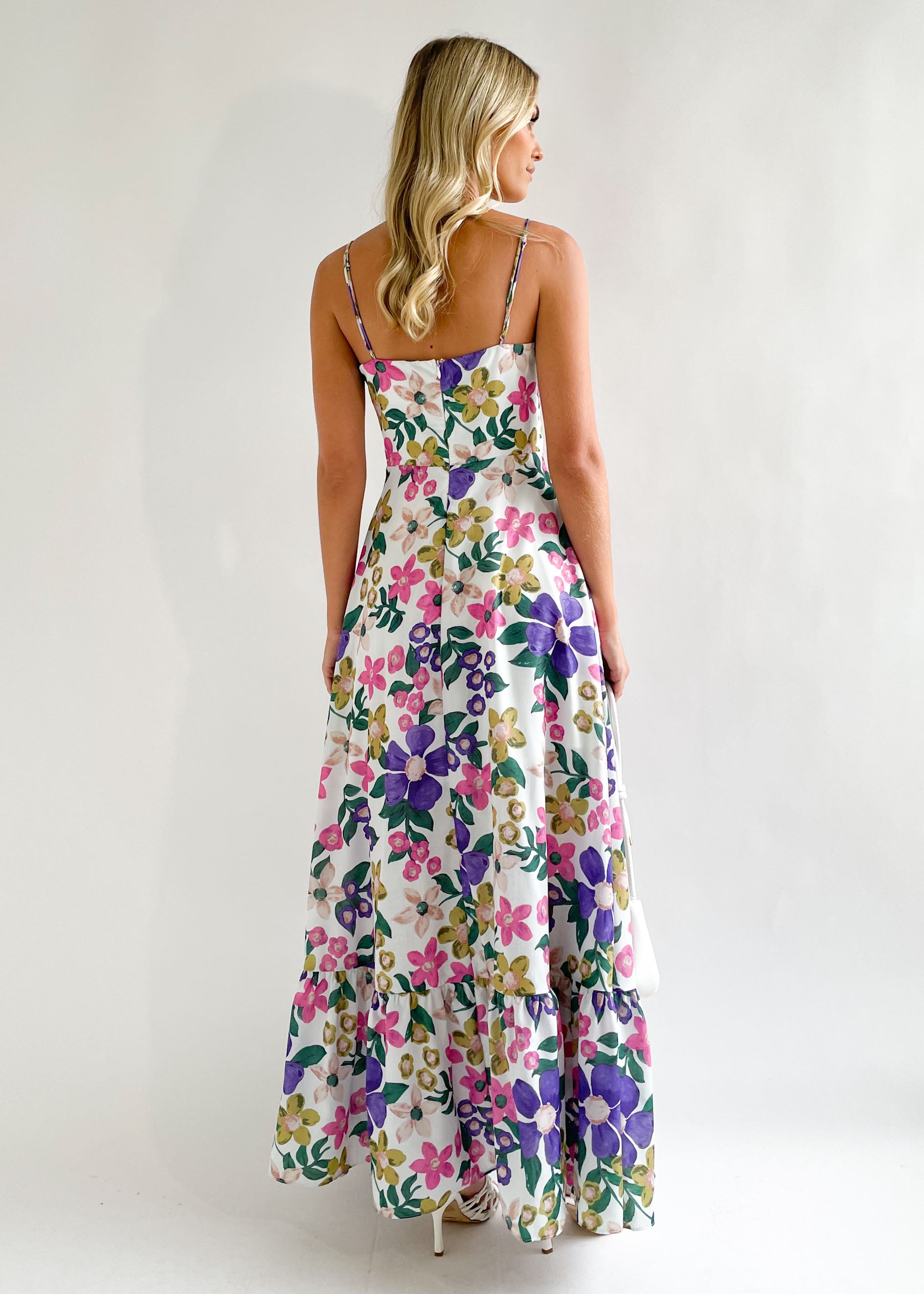 Jodey Maxi Dress - Violet Floral