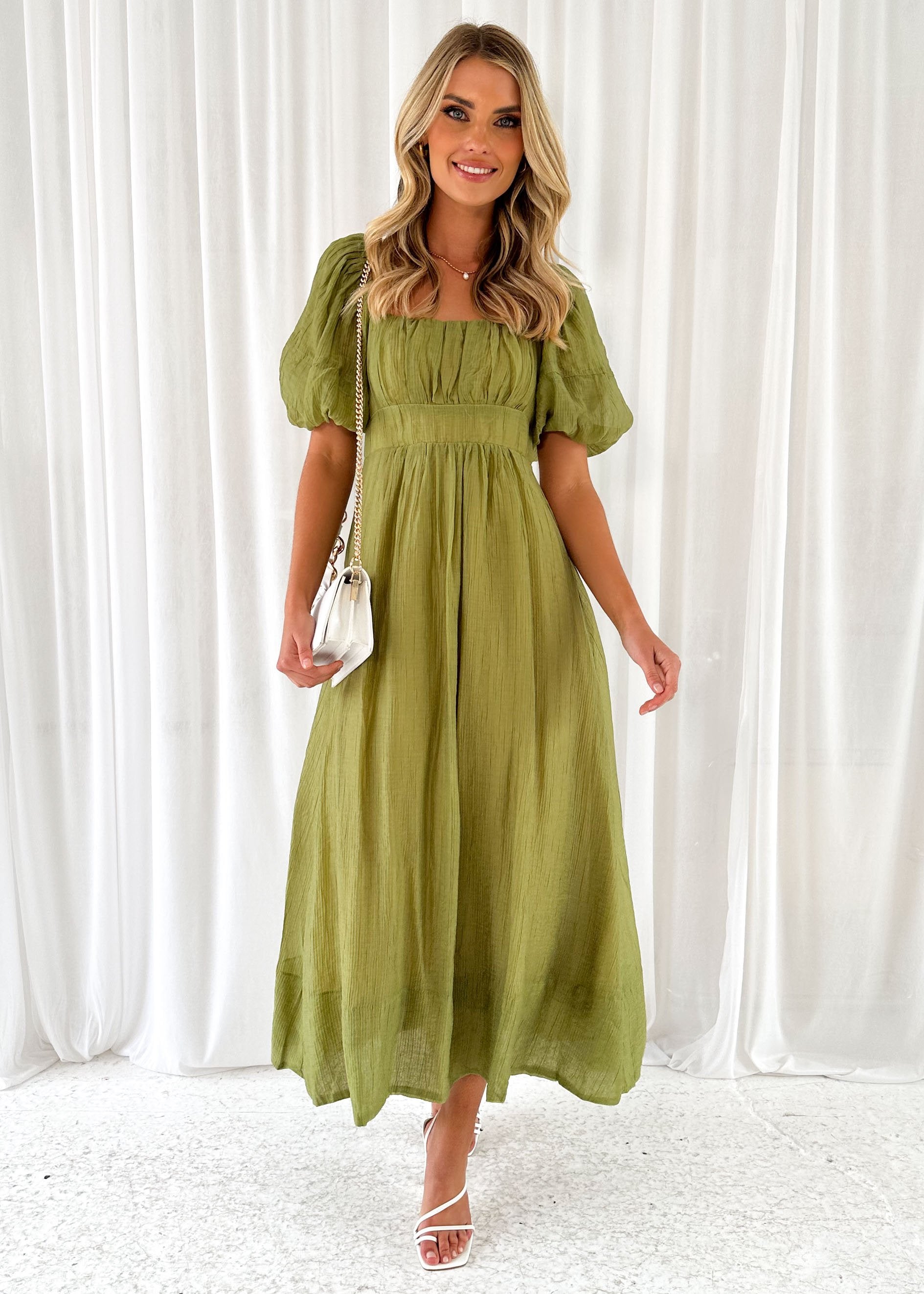 Boverry Maxi Dress - Sage