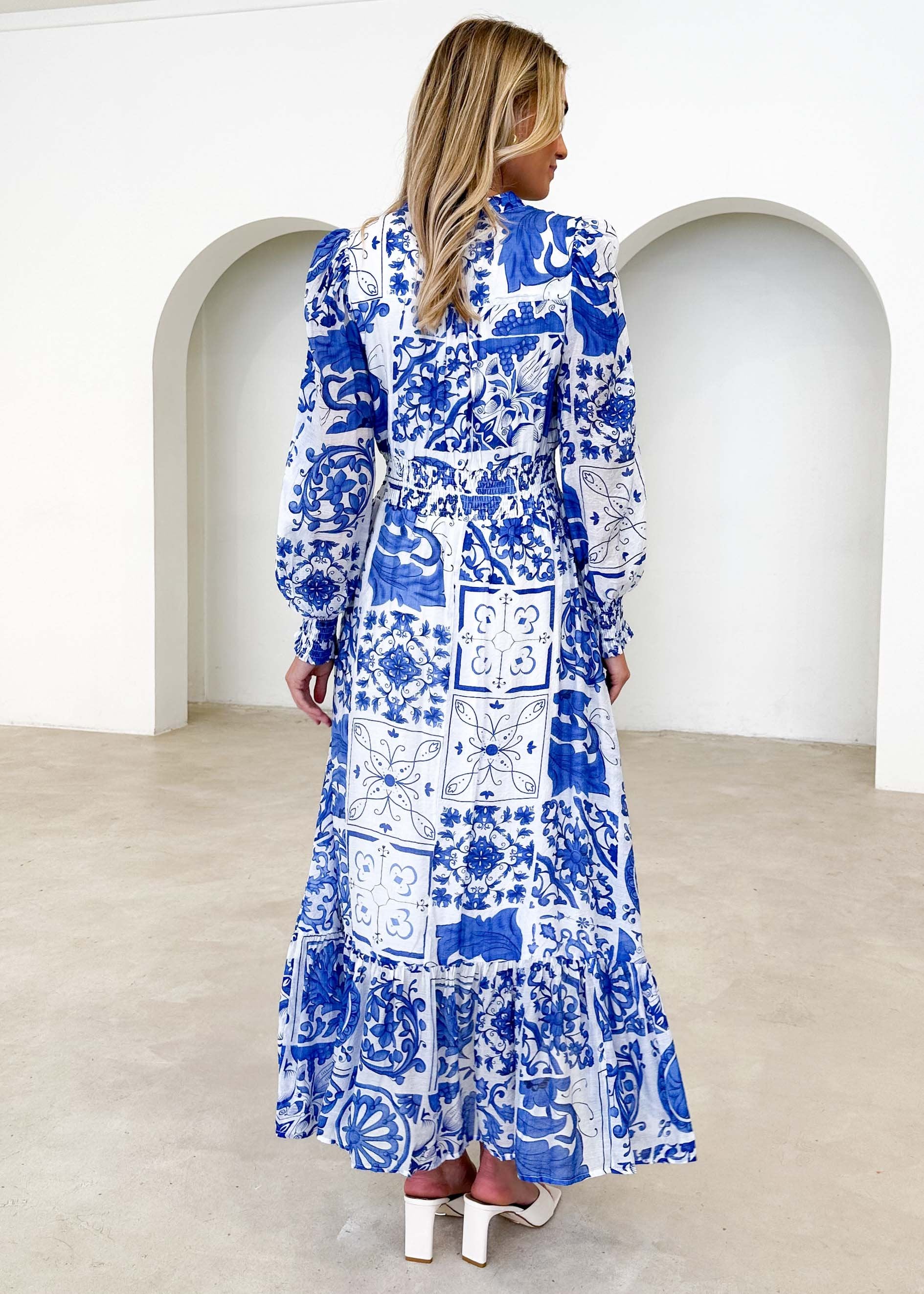 Toubia Midi Dress - Moroccan Blue