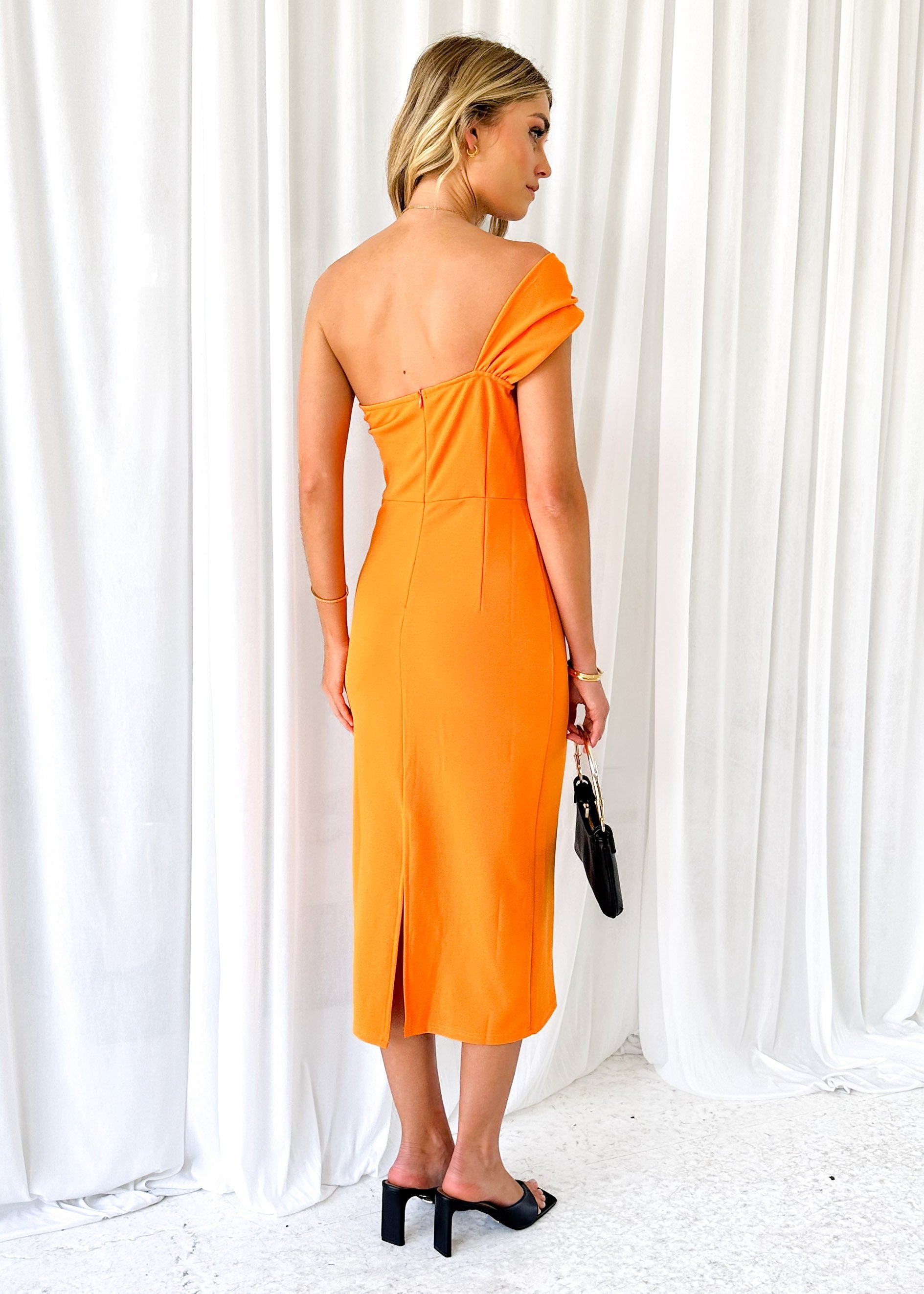 Freer Midi Dress - Orange