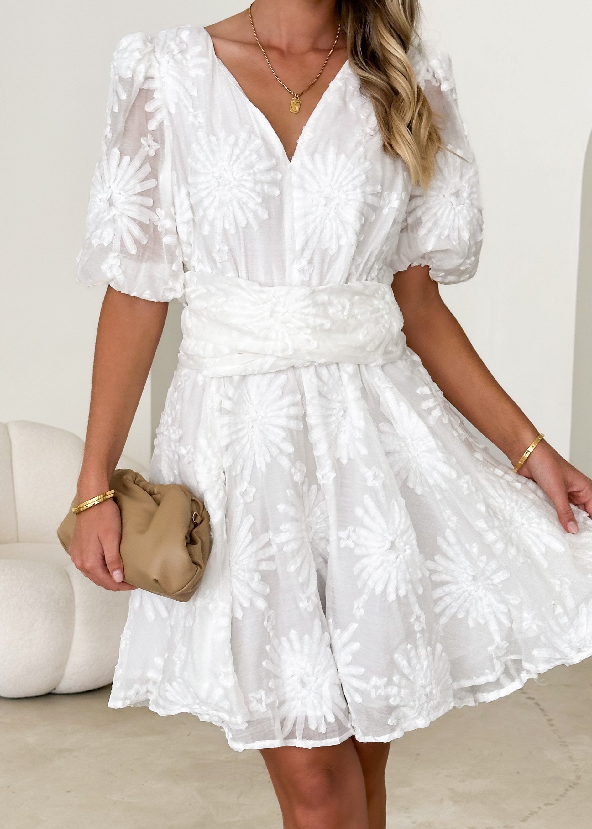 Alba Dress - Off White