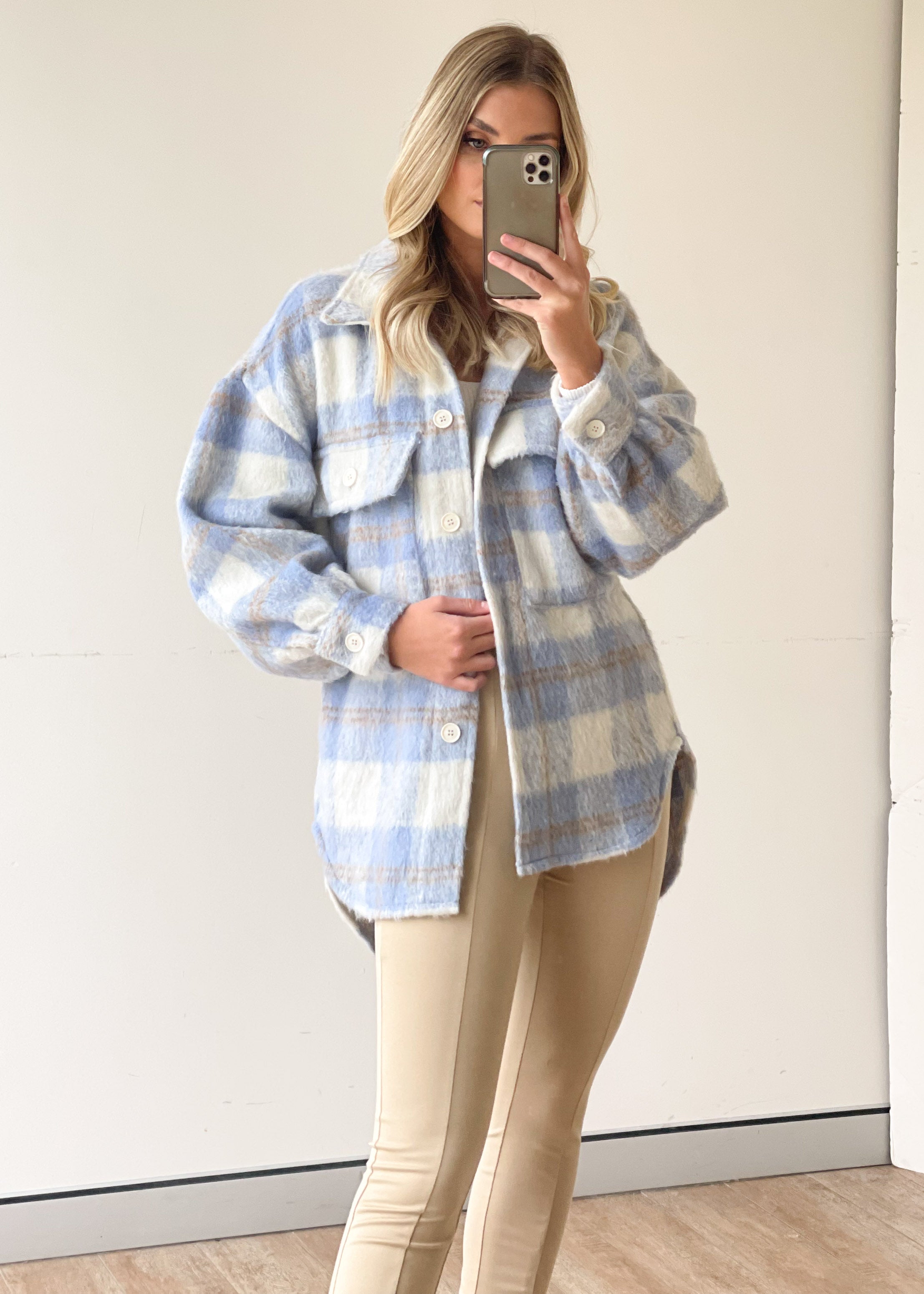 Aimy Jacket - Blue Check