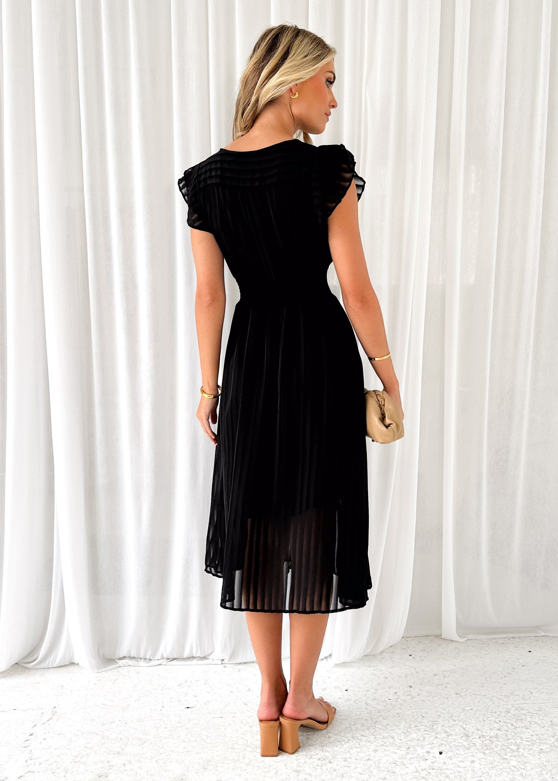 Dacetty Midi Dress - Black