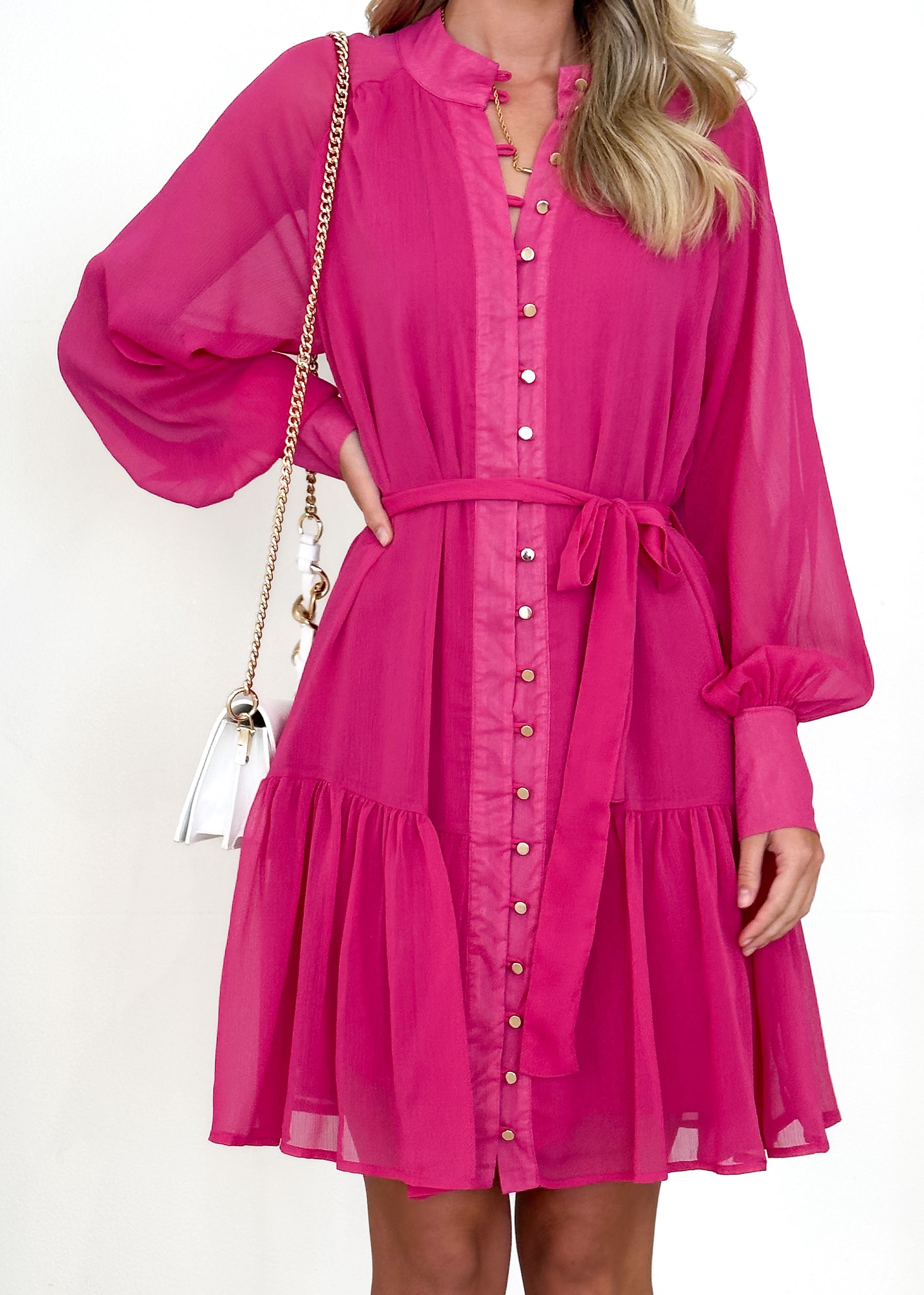 Corella Dress - Hot Pink