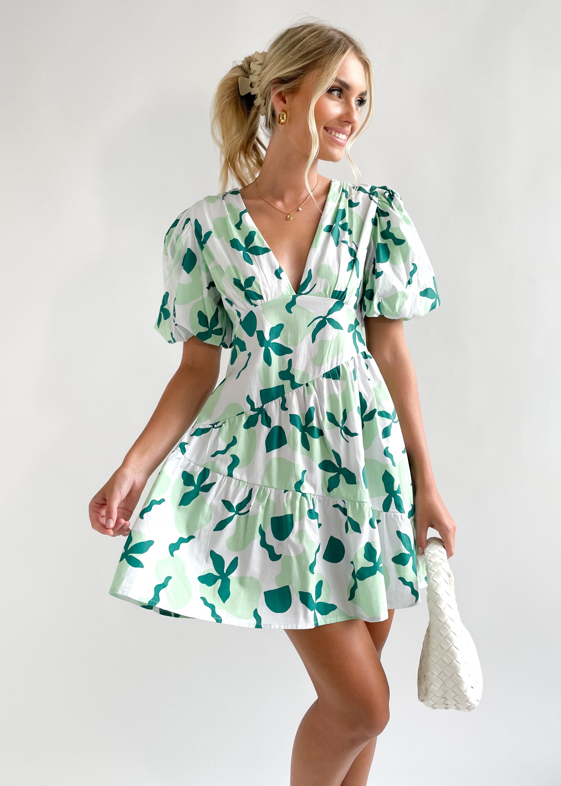 Darbee Dress - Mali Green