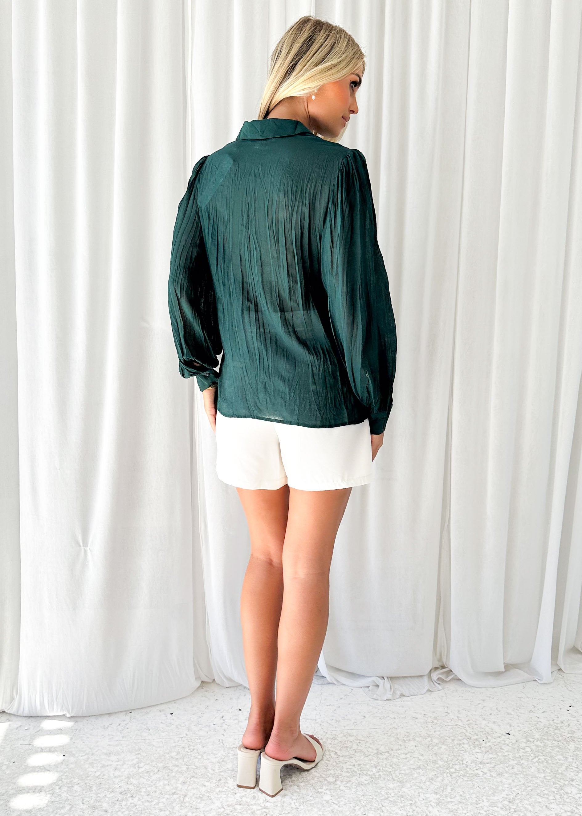 Beth Shirt - Emerald