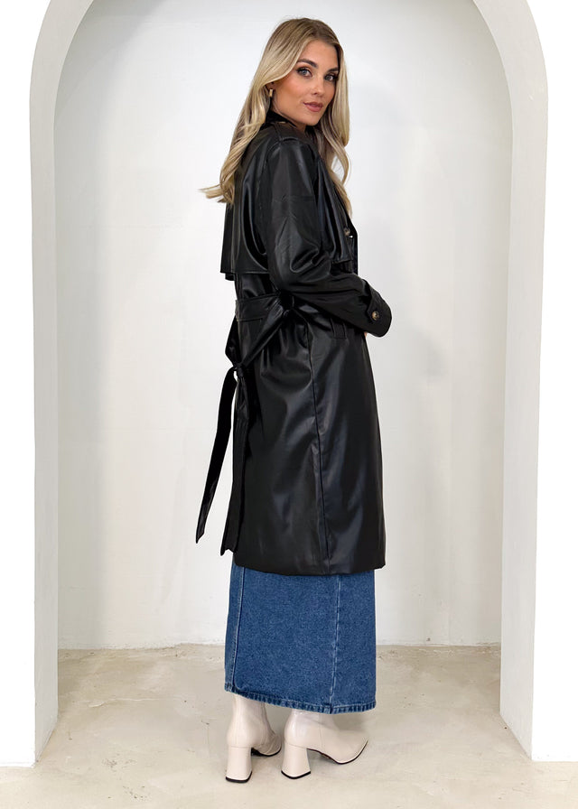 Ria Pu Trench - Black