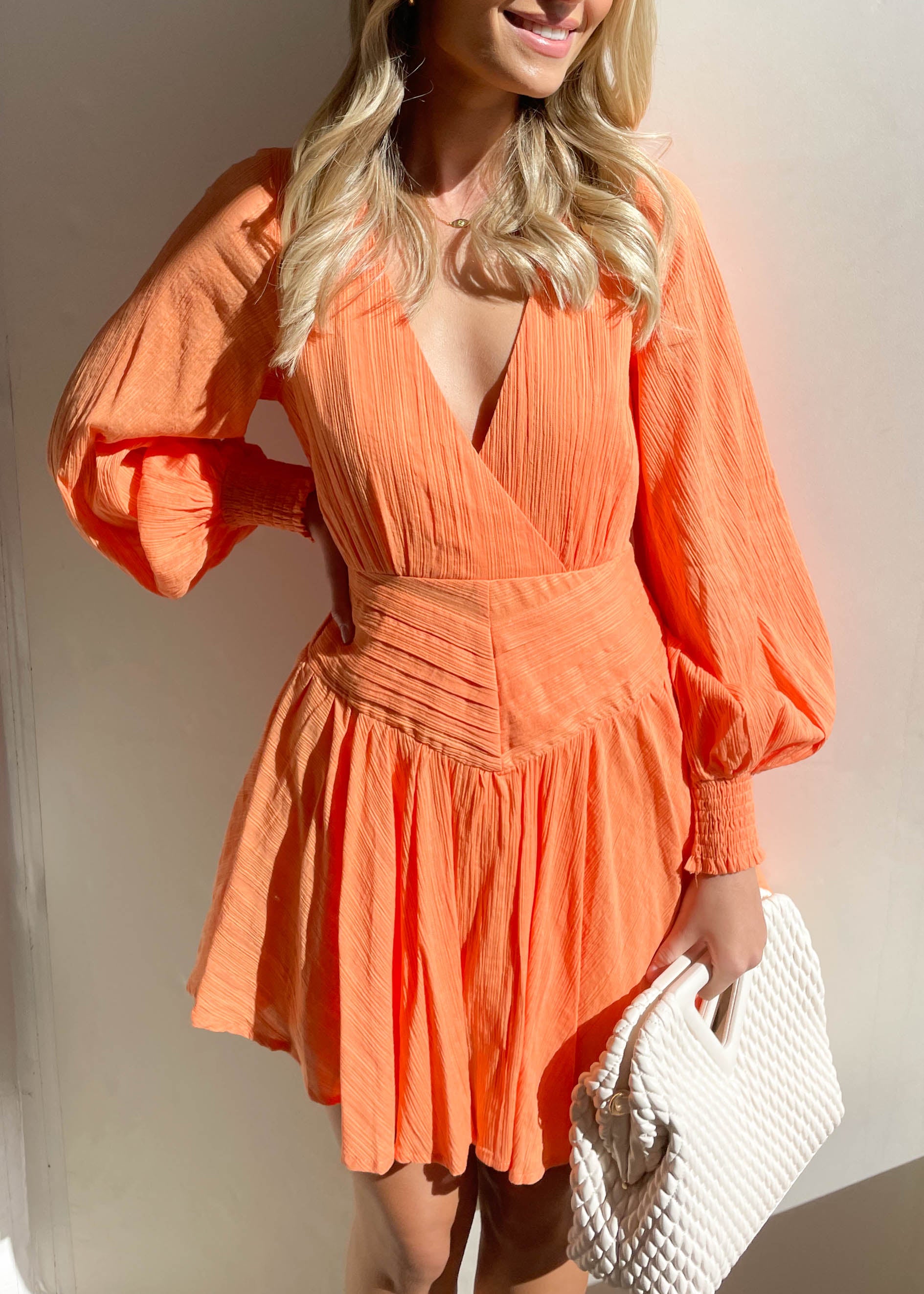 Annettie Dress - Orange