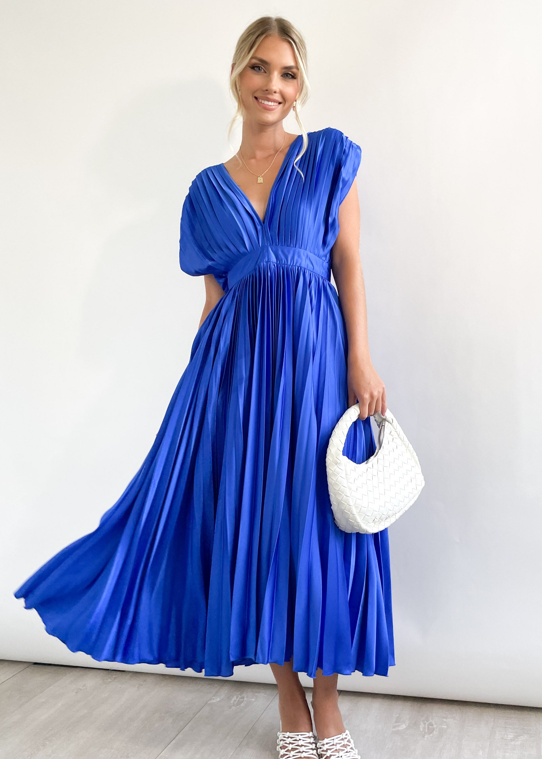 Amina Maxi Dress - Cobalt