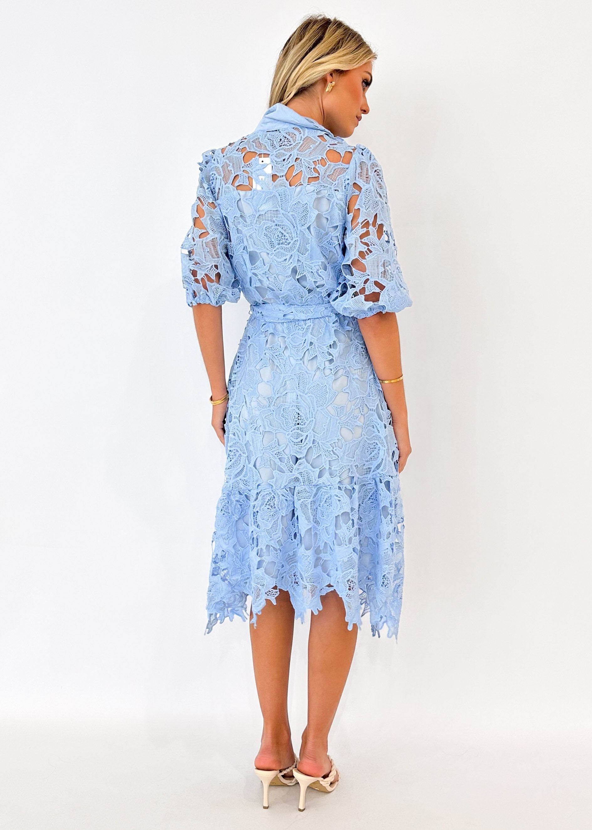 Sweetsie Midi Dress - Baby Blue