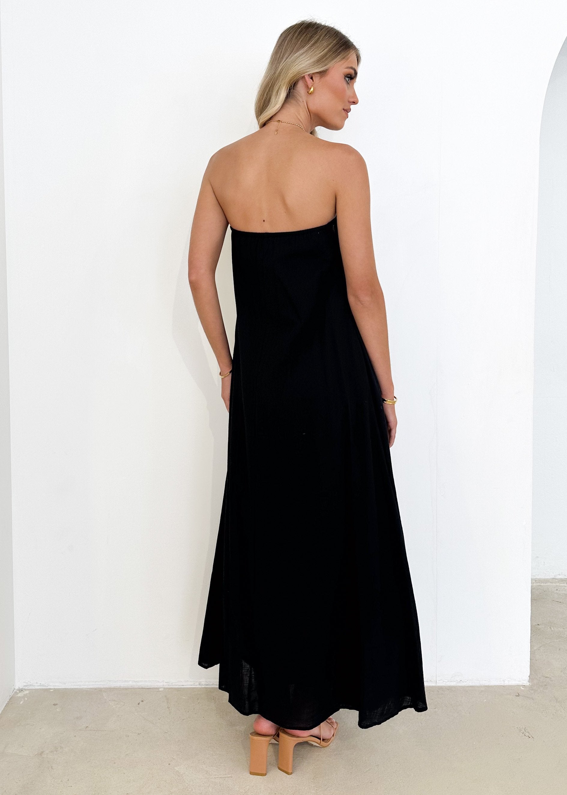 Lisso Maxi Dress - Black