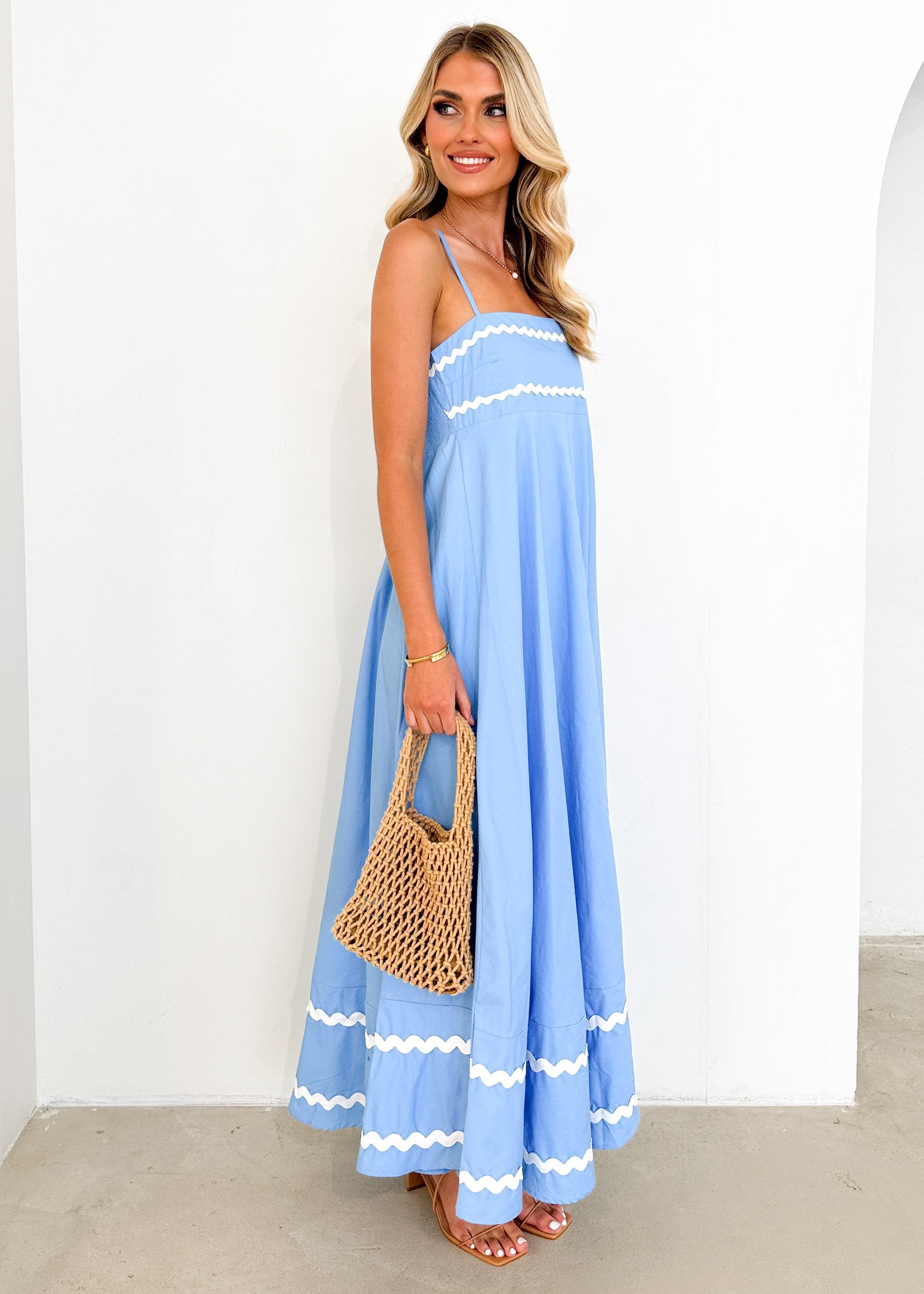 Corleigh Maxi Dress - Blue