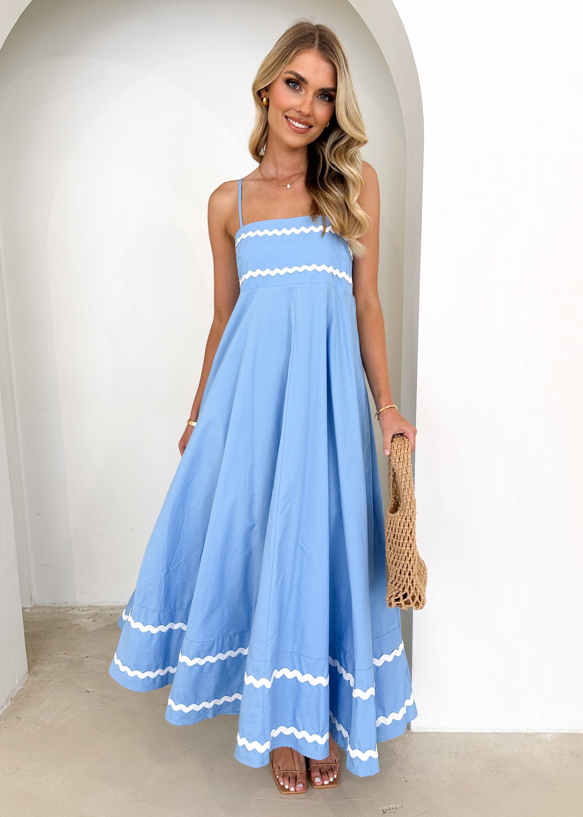 Corleigh Maxi Dress - Blue