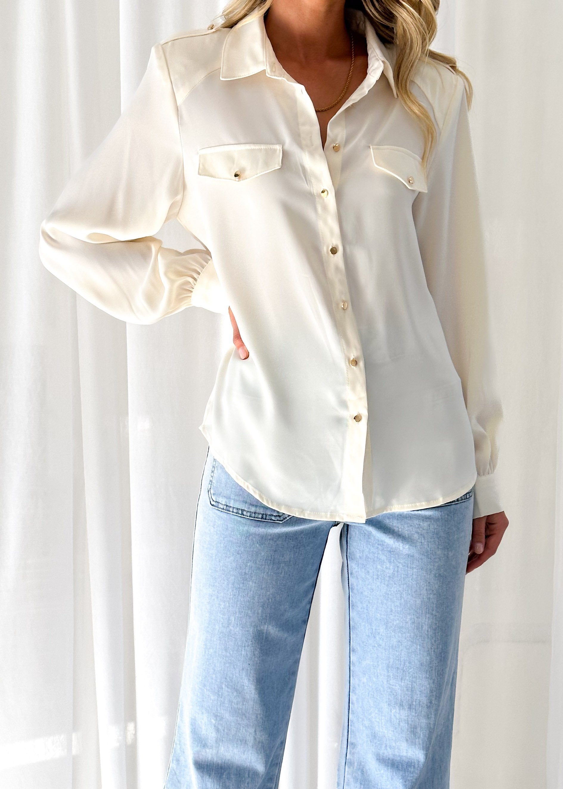 Elenora Shirt - Butter