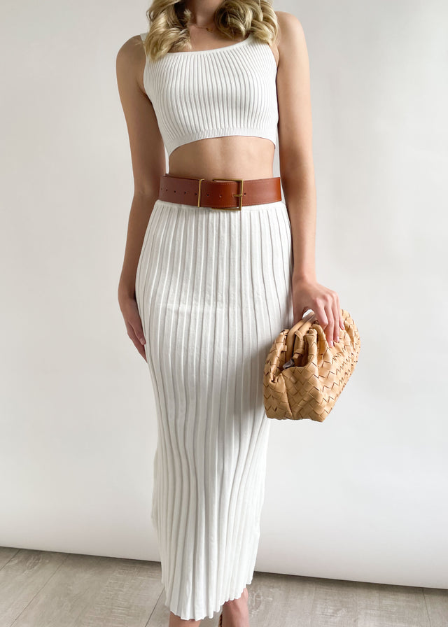 Passia Knit Crop - Off White