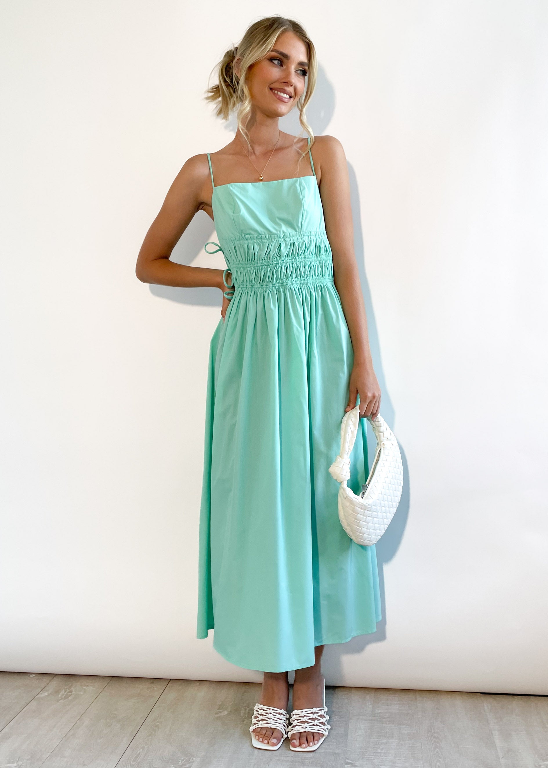 Jarvick Midi Dress - Aqua