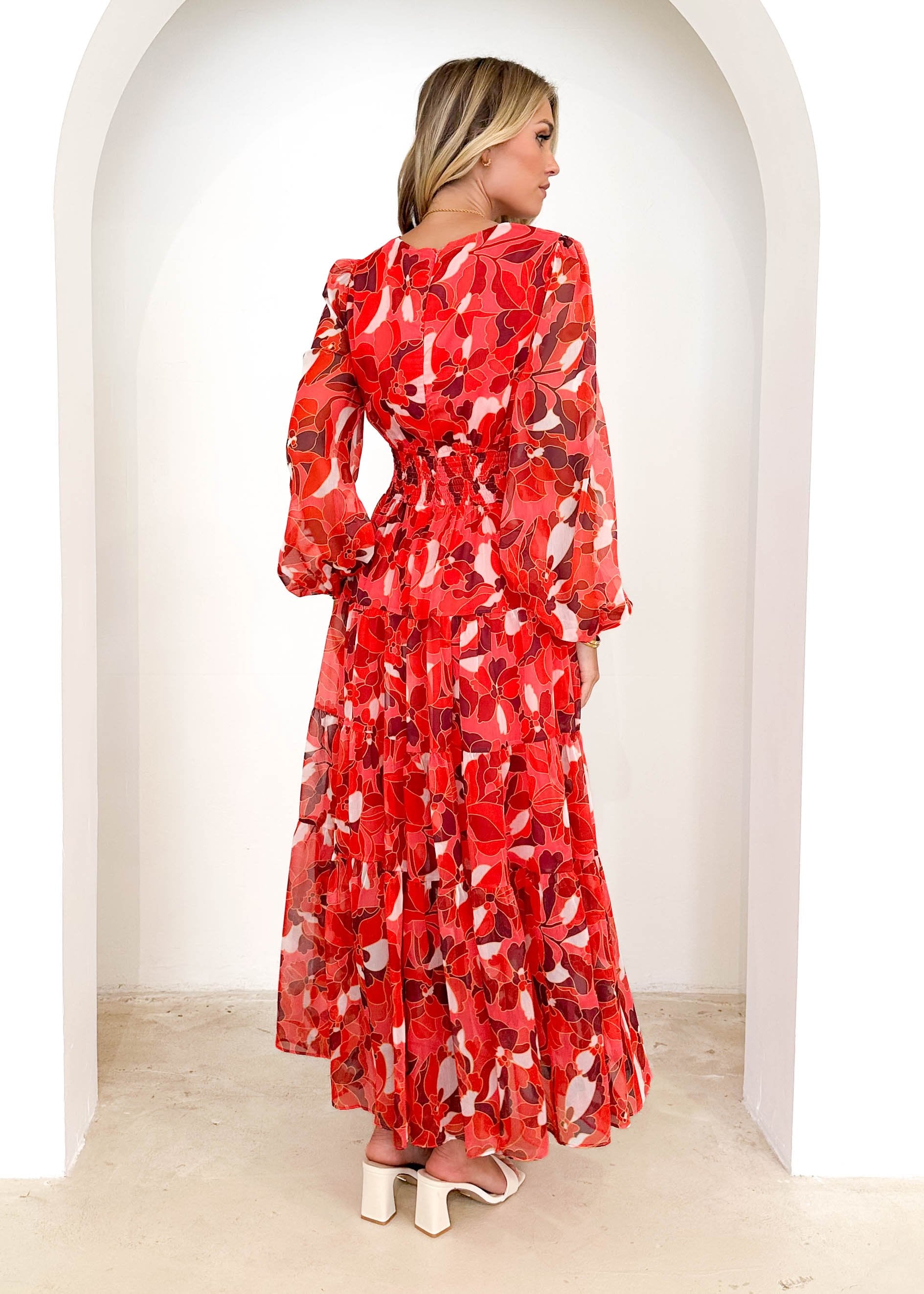 Gemser Maxi Dress - Ruby Floral