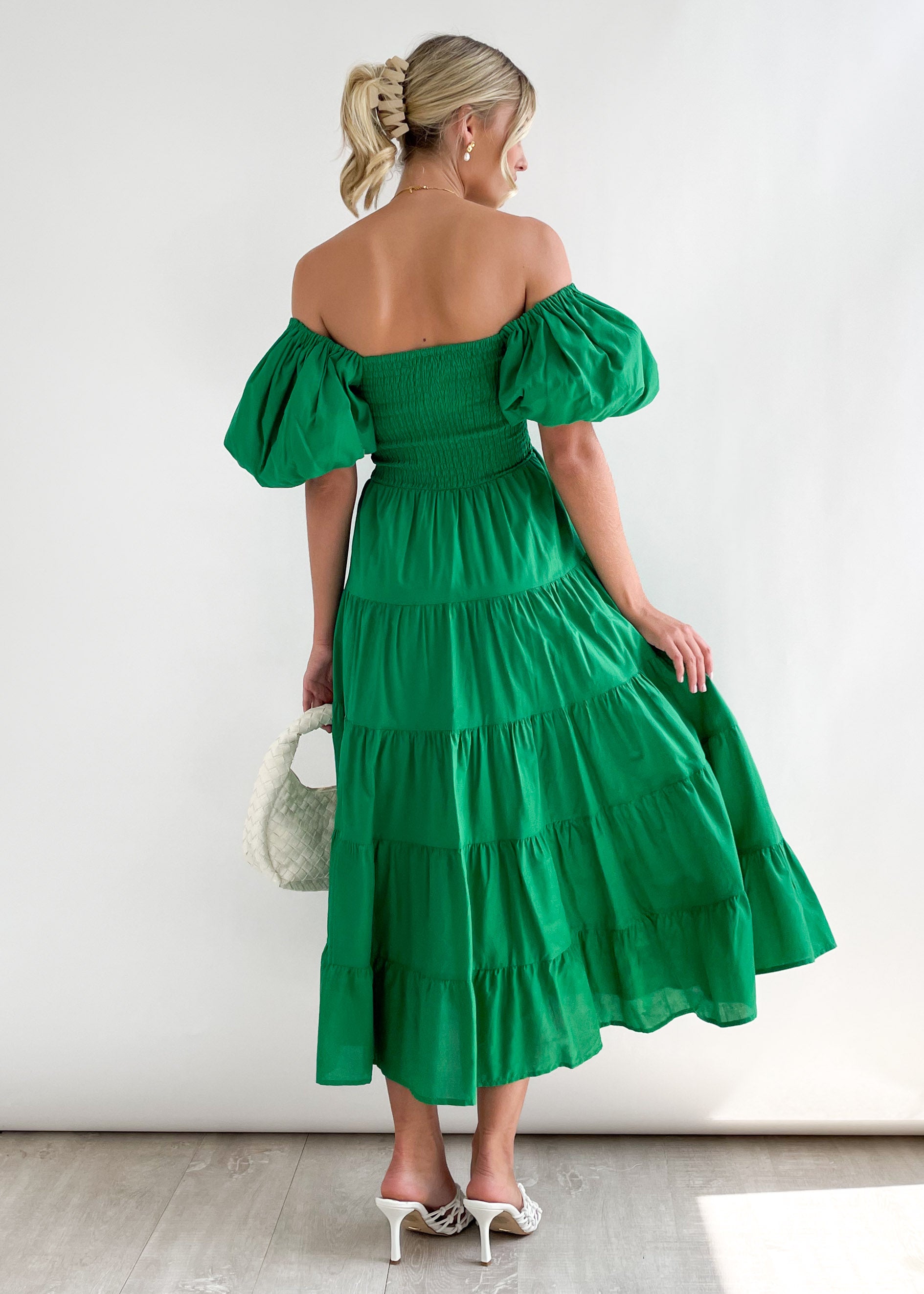 Darlah Midi Dress - Green