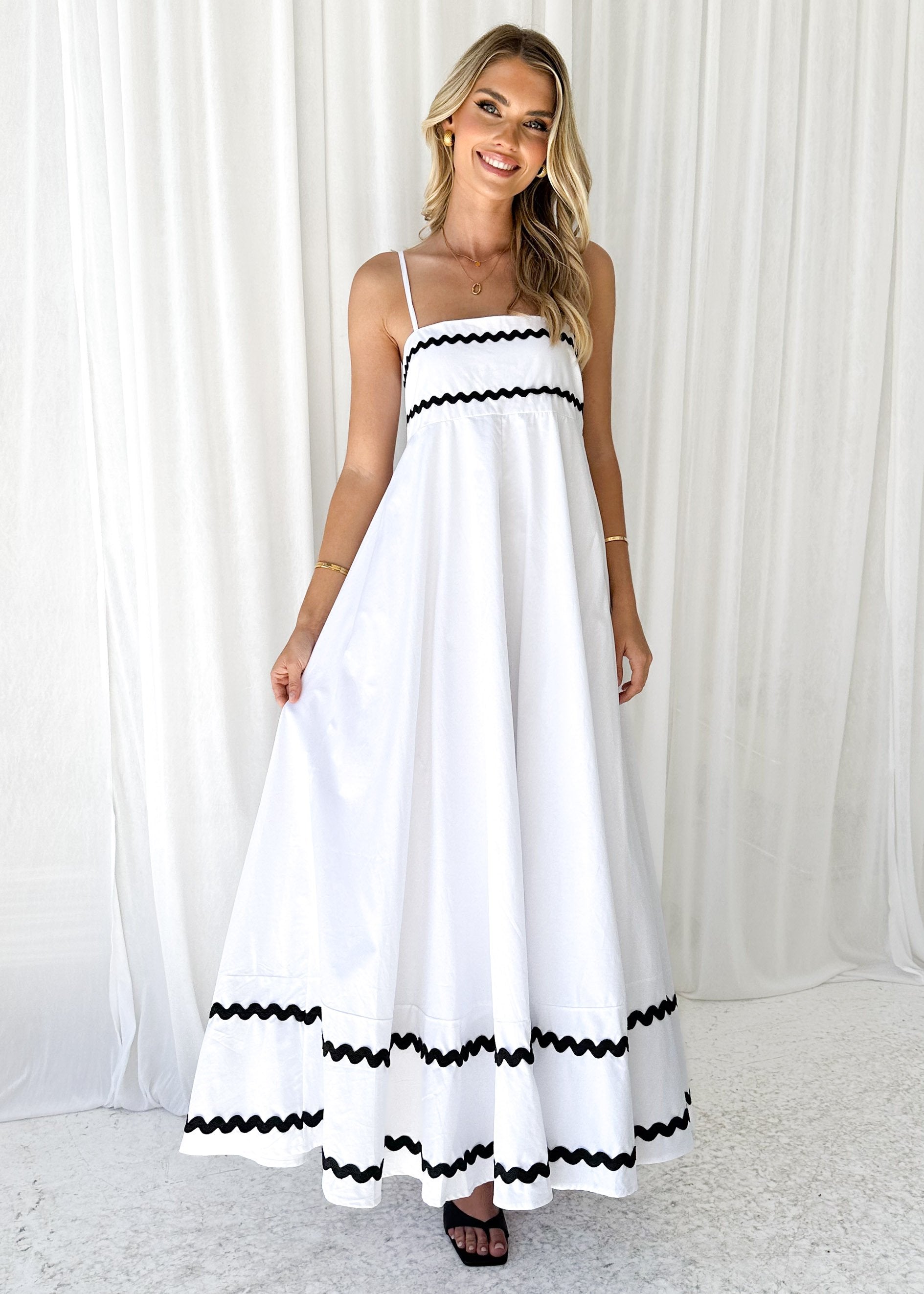 Ressika Maxi Dress - Off White