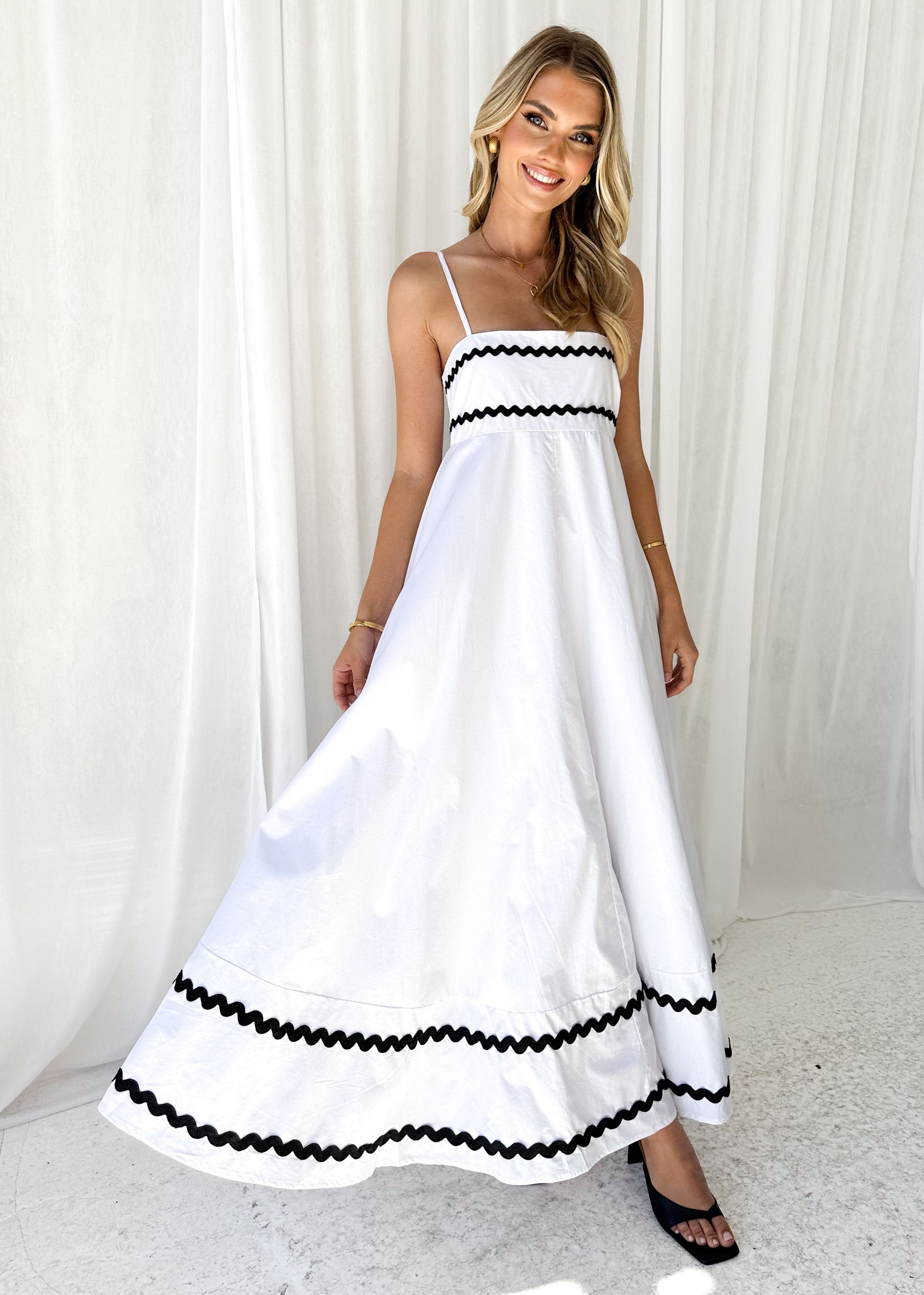 Ressika Maxi Dress - Off White