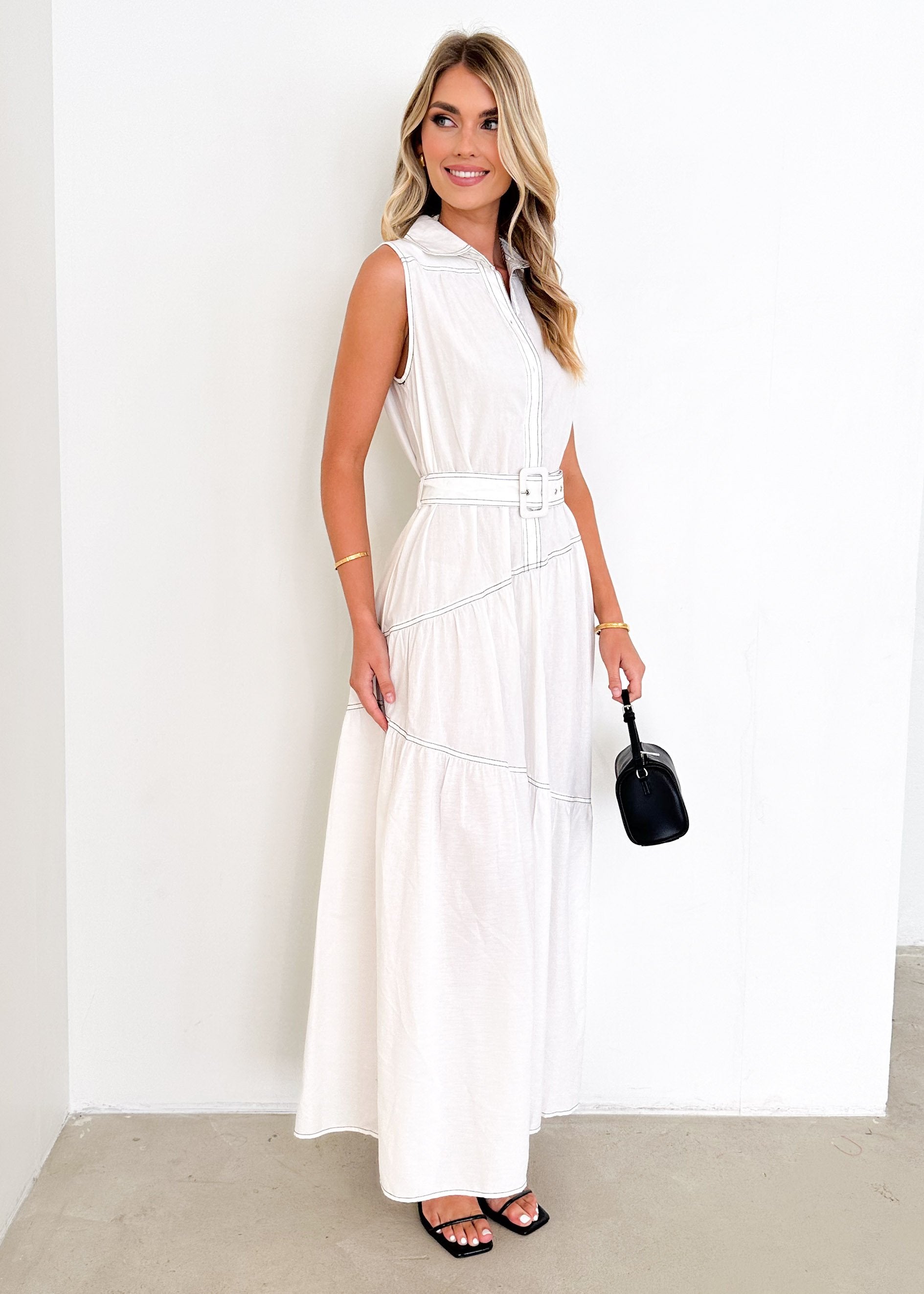 Adoria Maxi Dress - Off White