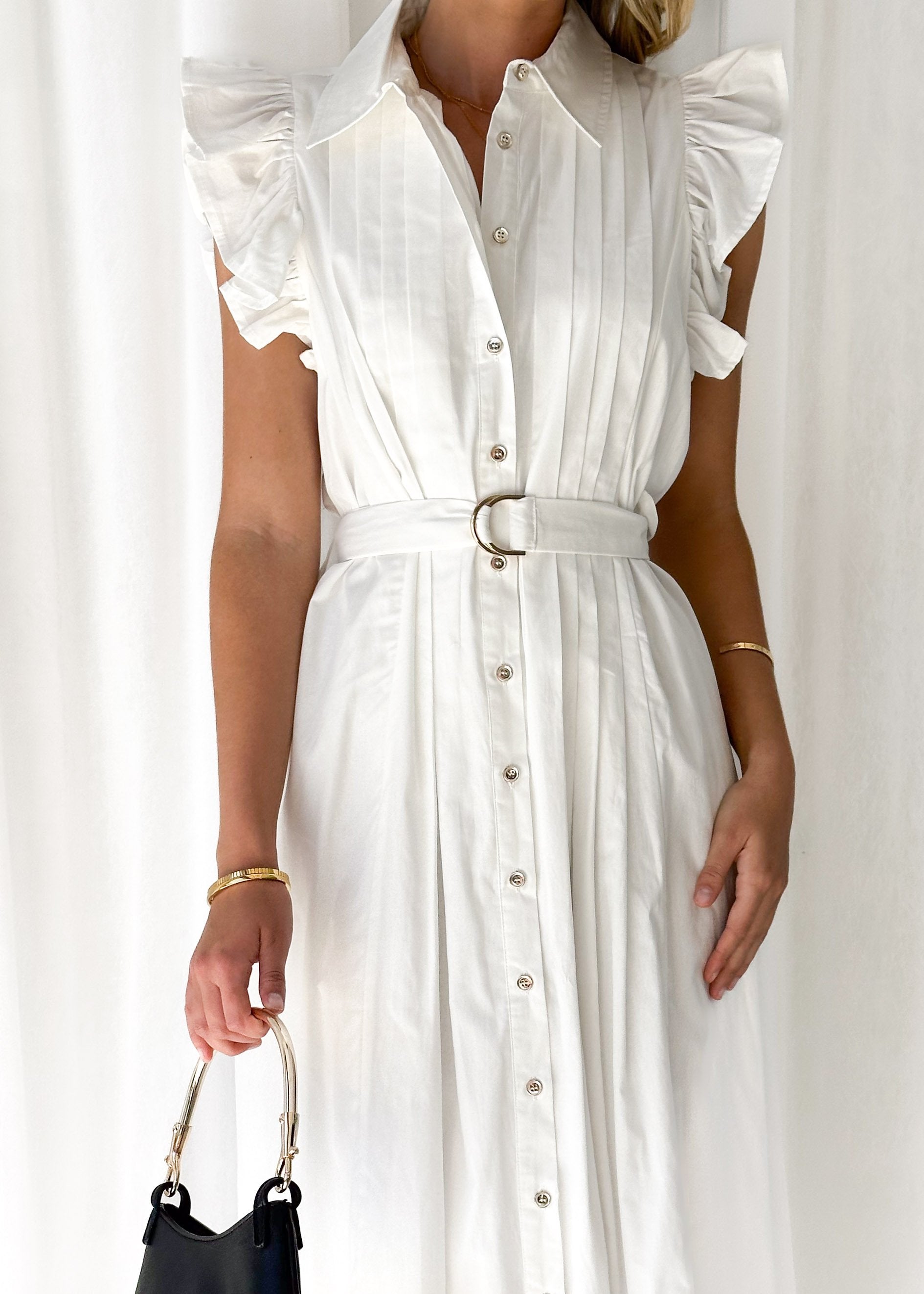 Nordie Midi Dress - Off White