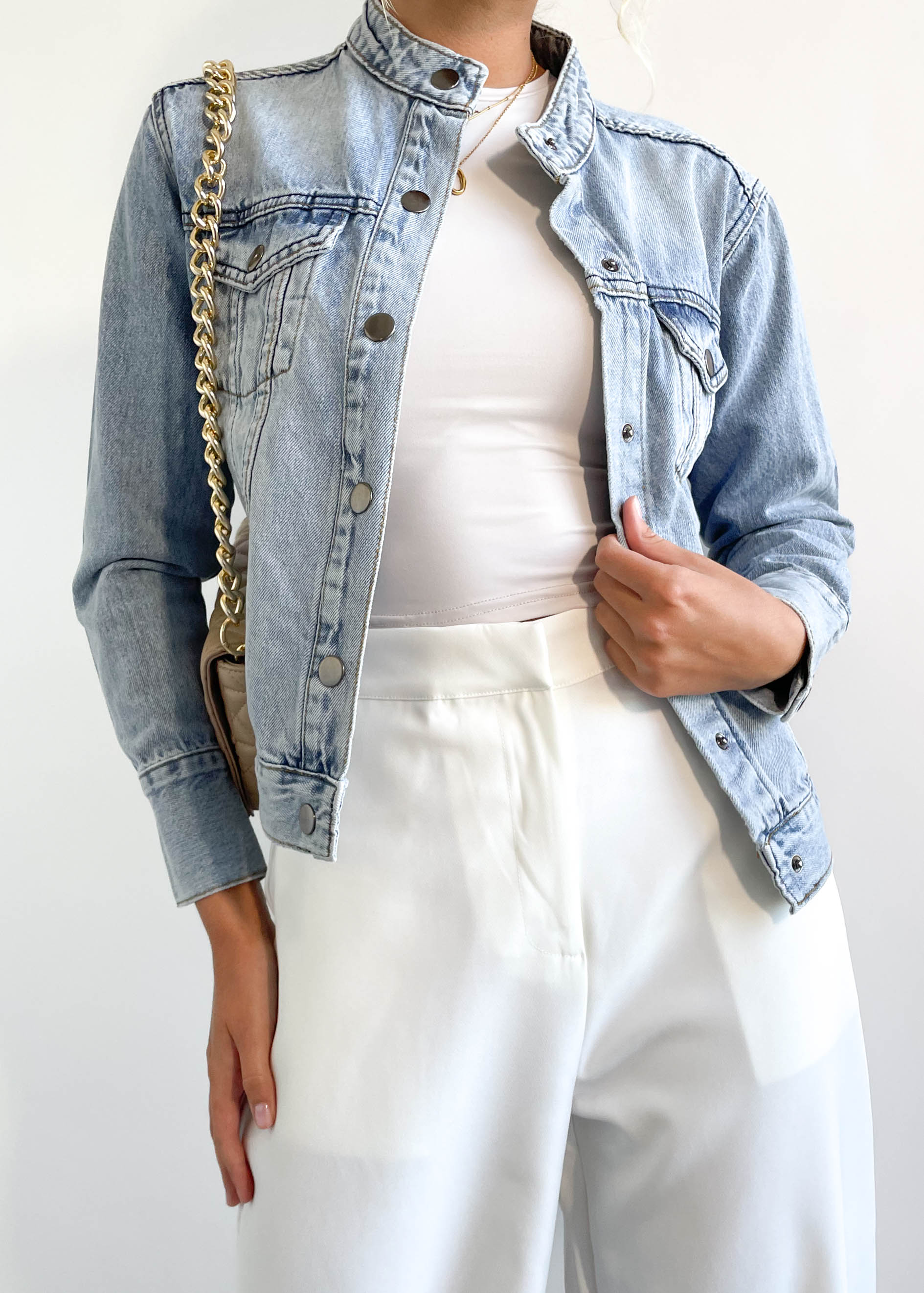 Novato Denim Jacket - Light Blue