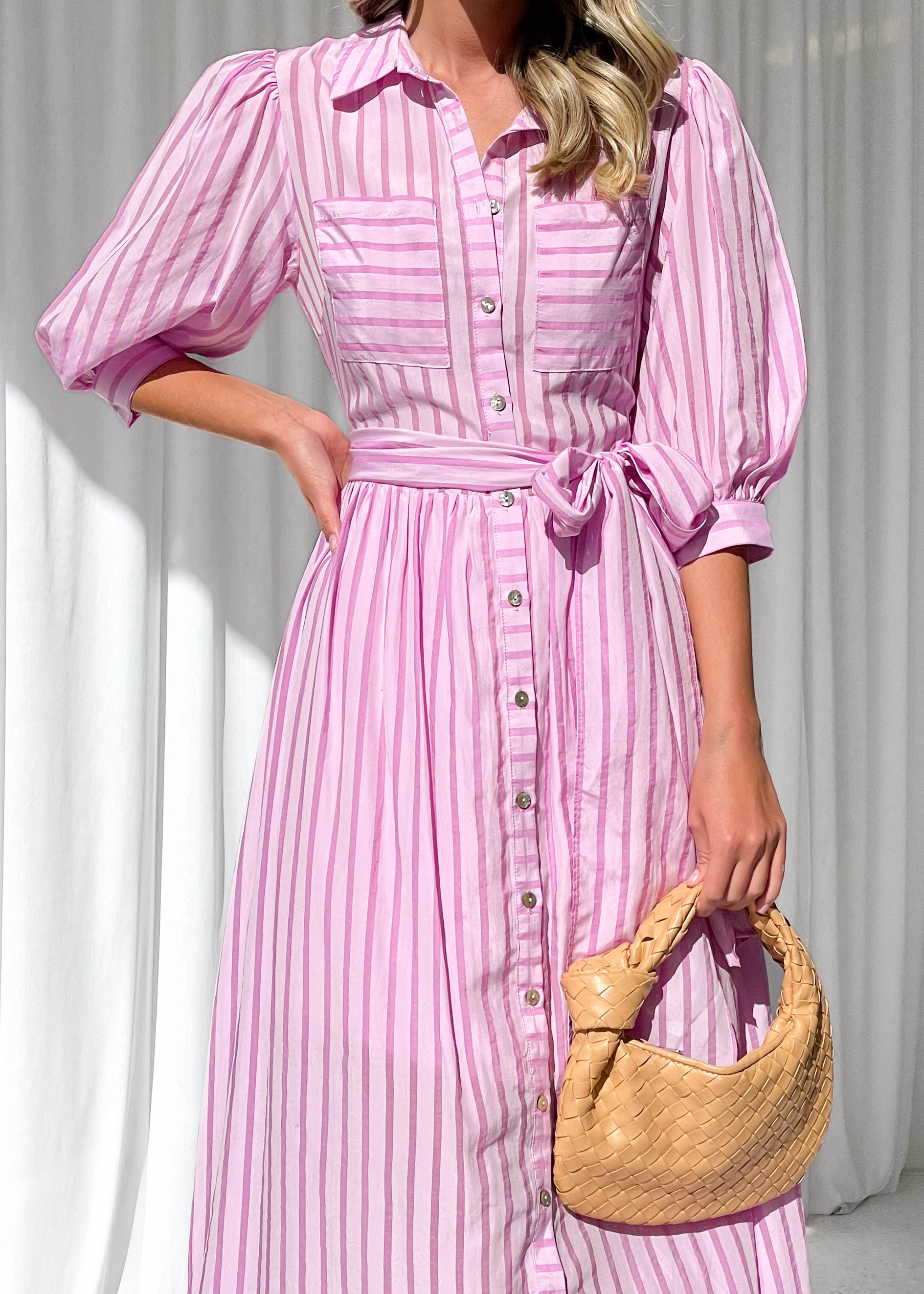 Marthe Midi Dress - Lilac