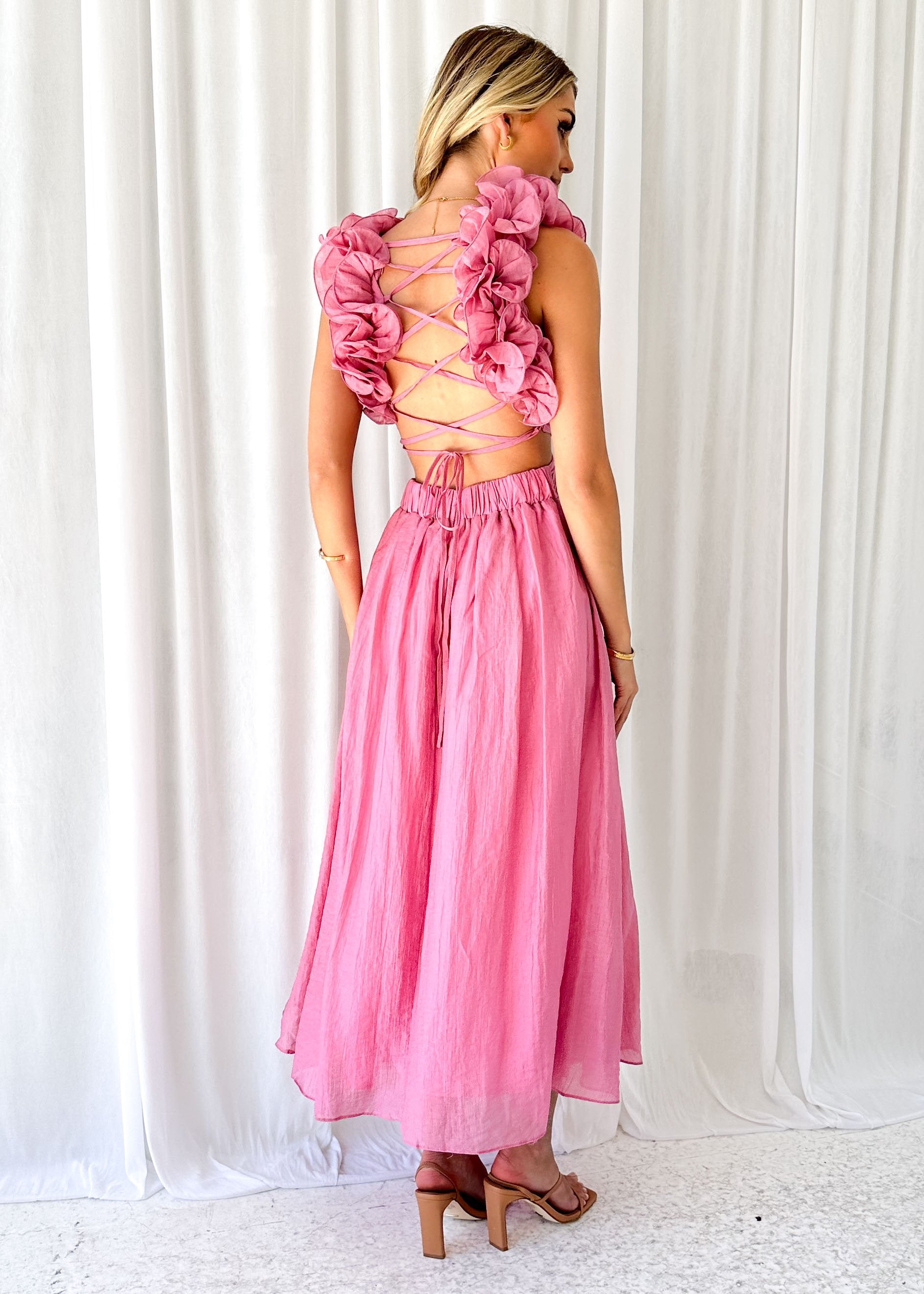 Rincess Maxi Dress - Pink