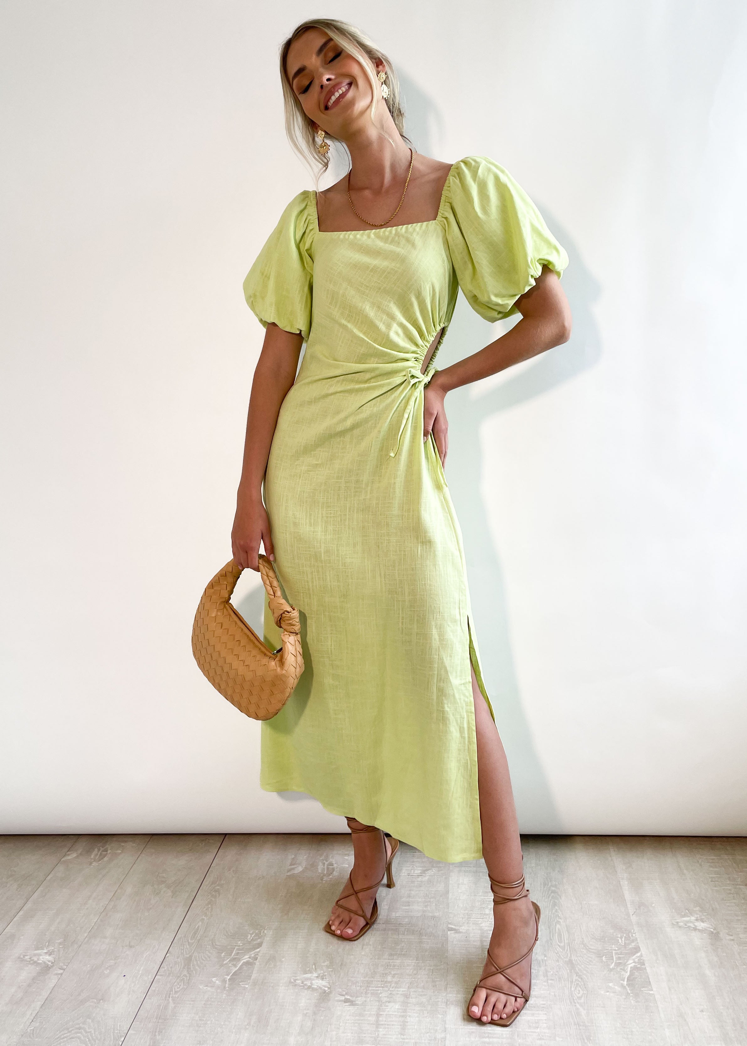 Amara Maxi Dress - Lime
