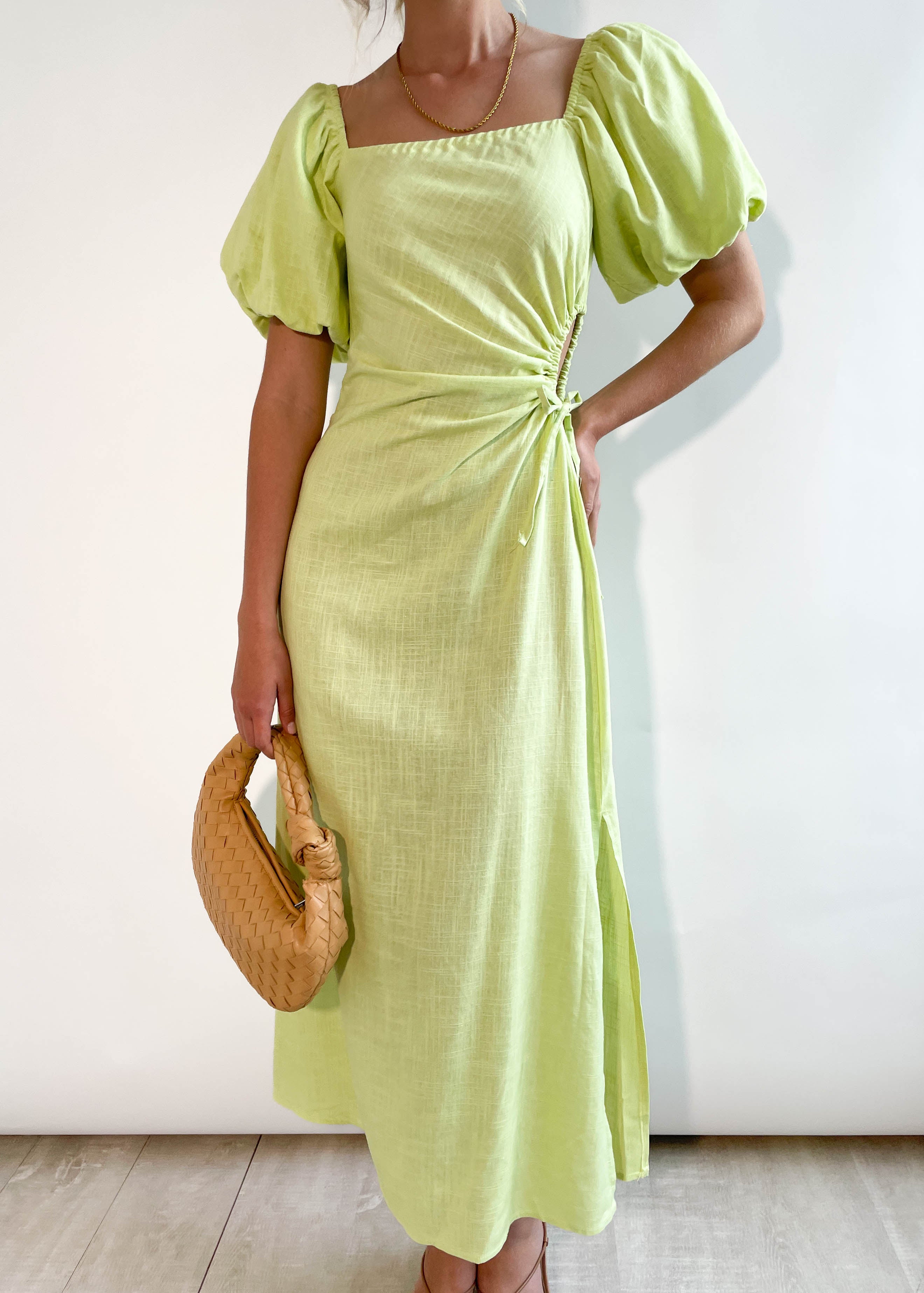 Amara Maxi Dress - Lime