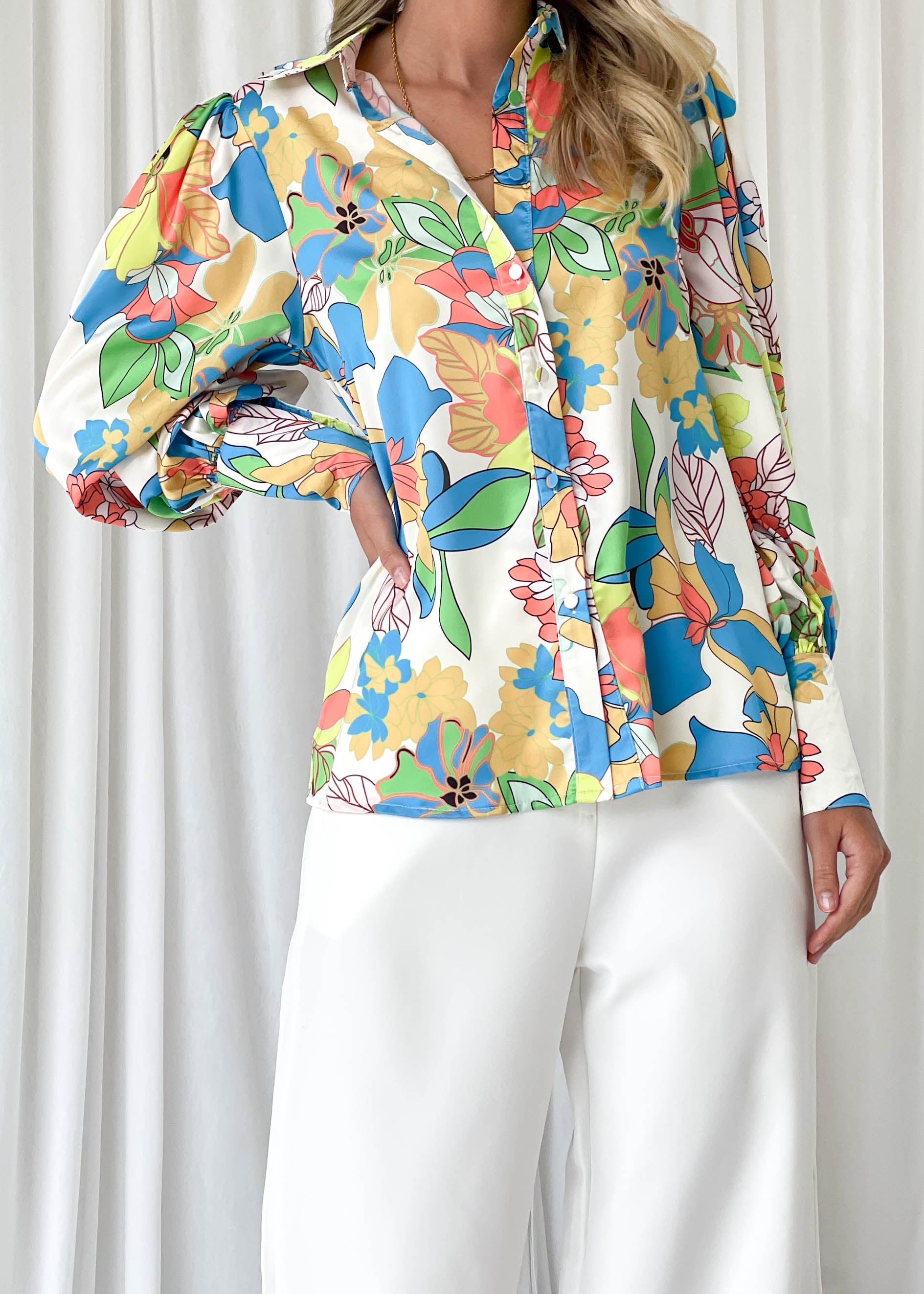 Eleyna Shirt - Multi Floral
