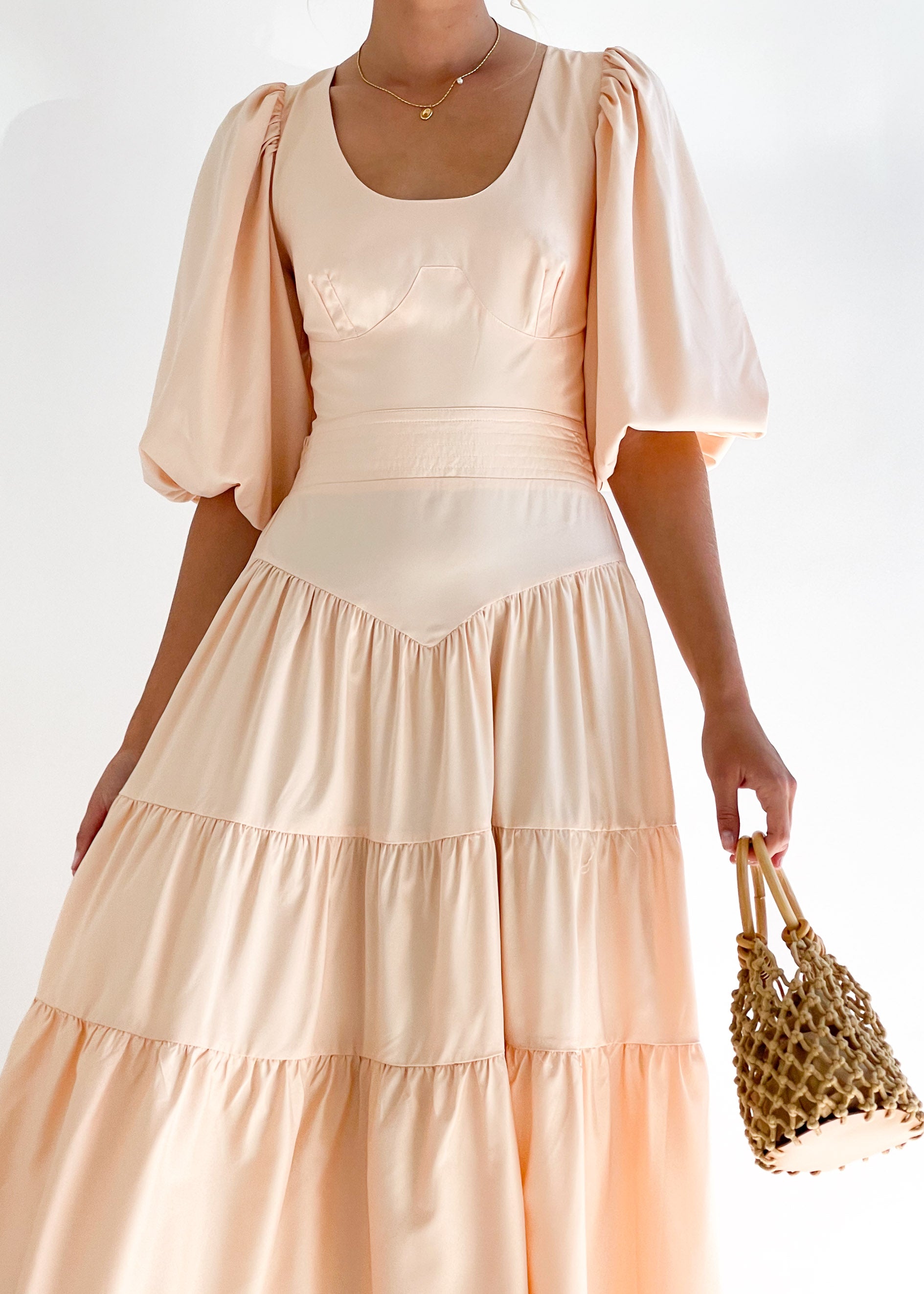Mailene Maxi Dress - Peach