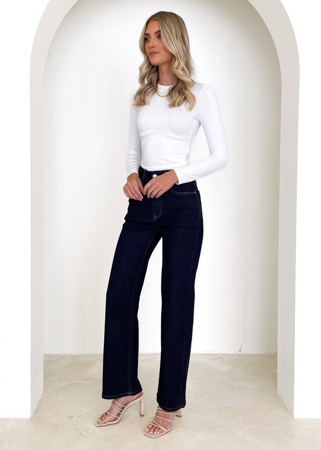 Ivaliah Stretch Jeans - Indigo