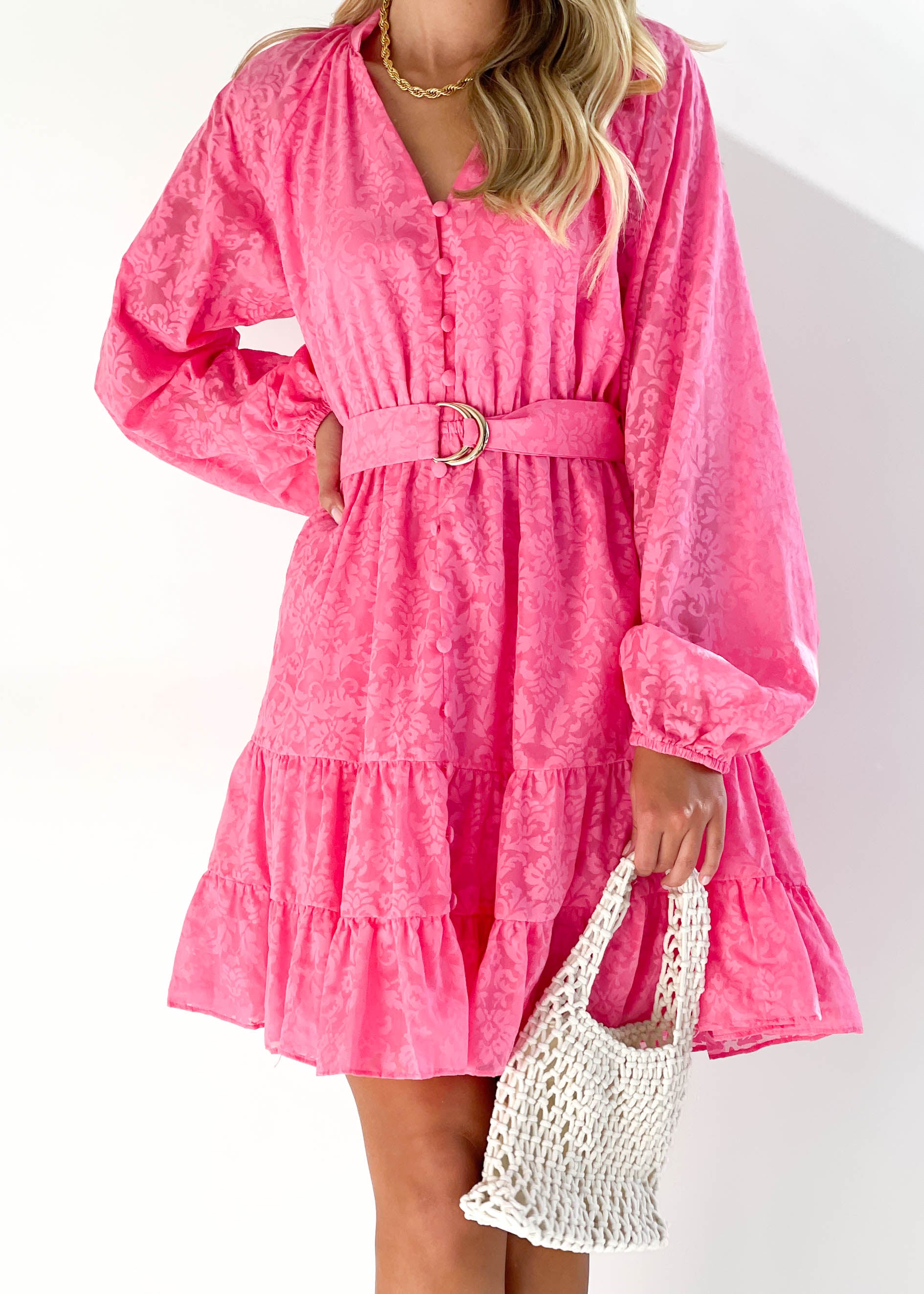 Julliana Dress - Hot Pink